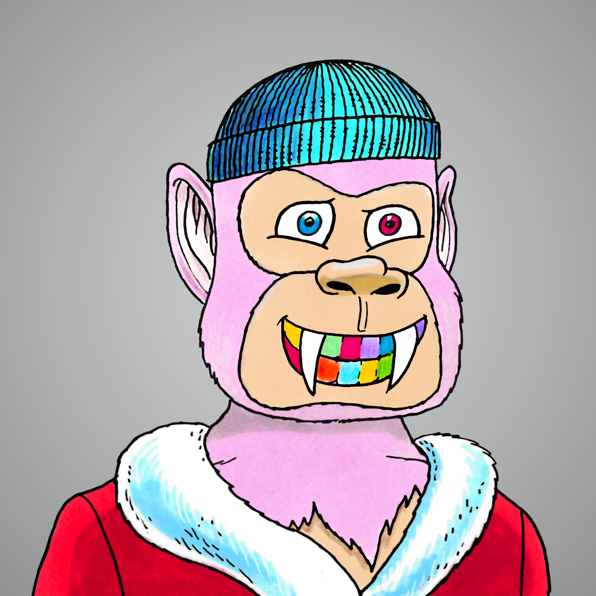 George Trosley - Jungle Freaks - Jungle Freak 7442 - NFT # 7442