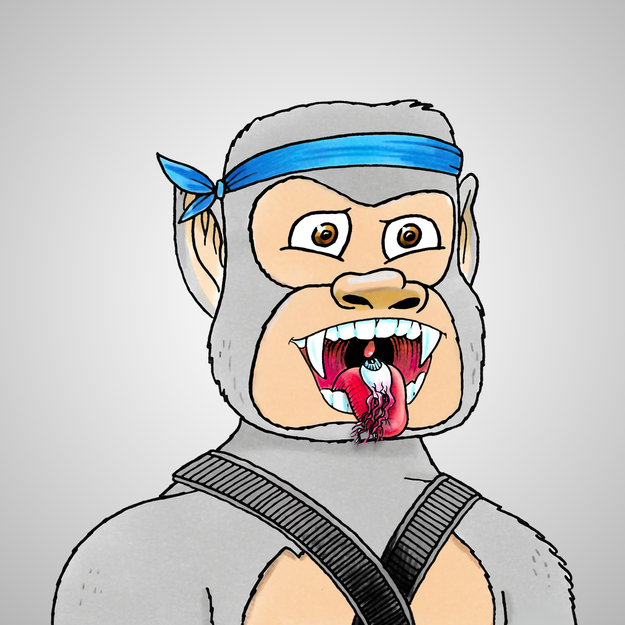 George Trosley - Jungle Freaks - Jungle Freak 7446 - NFT # 7446