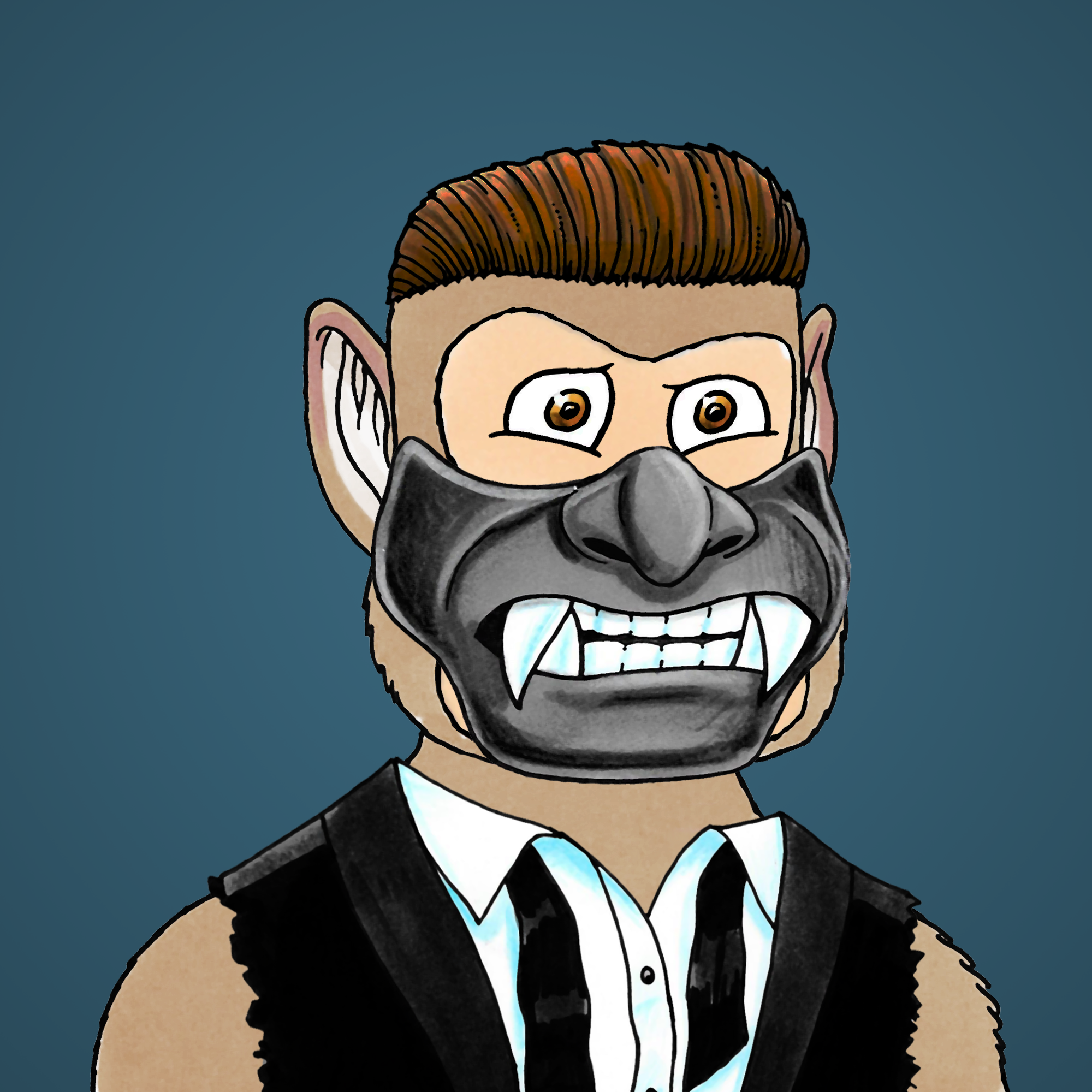 George Trosley - Jungle Freaks - Jungle Freak 745 - NFT # 745