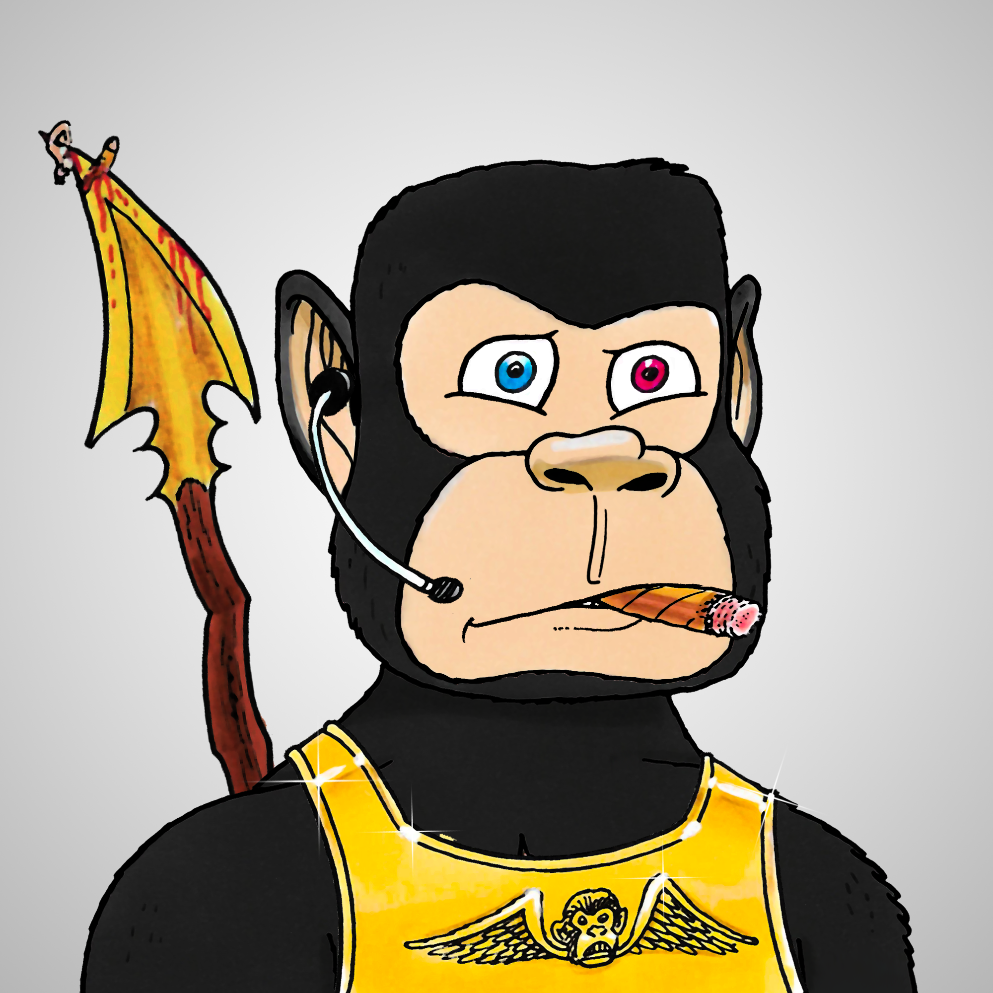 George Trosley - Jungle Freaks - Jungle Freak 7451 - NFT # 7451