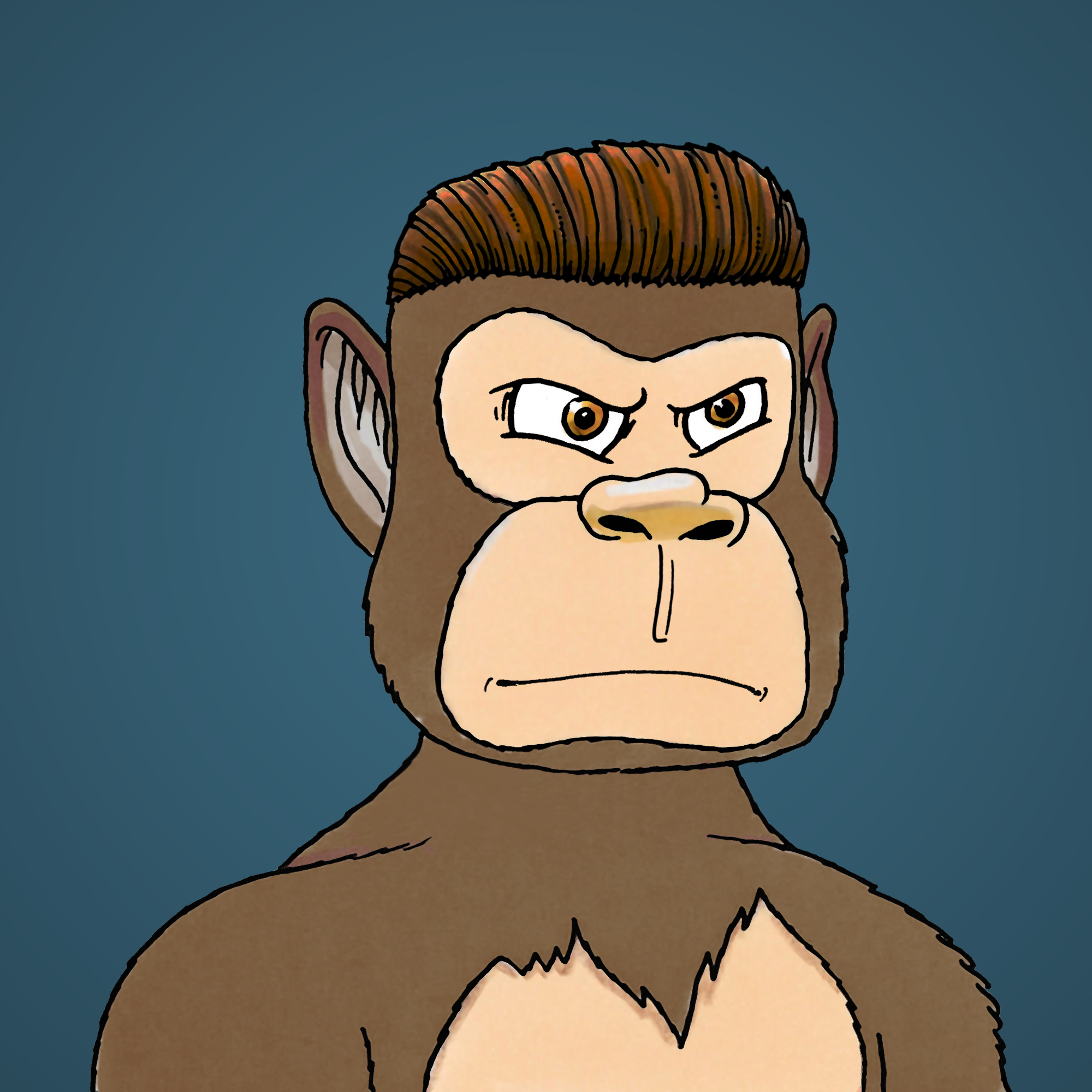 George Trosley - Jungle Freaks - Jungle Freak 7461 - NFT # 7461