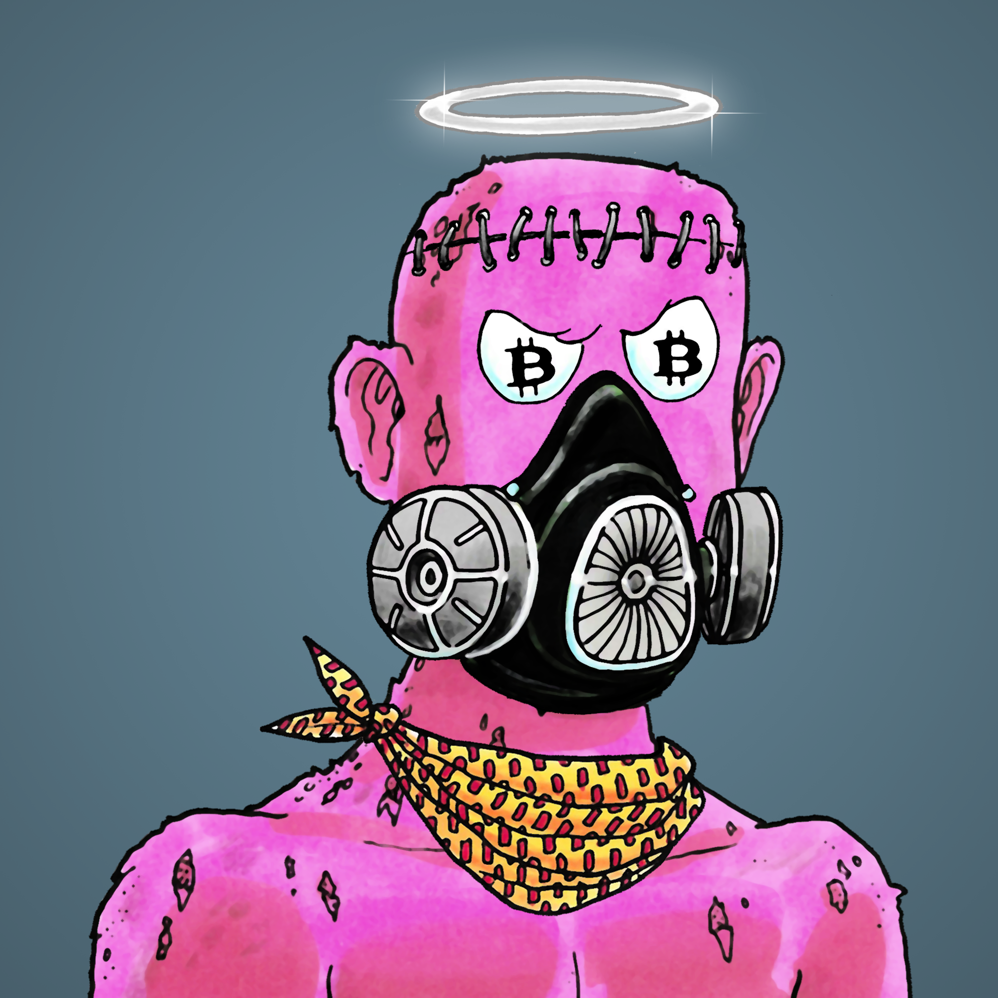 George Trosley - Jungle Freaks - Jungle Freak 7463 - NFT # 7463