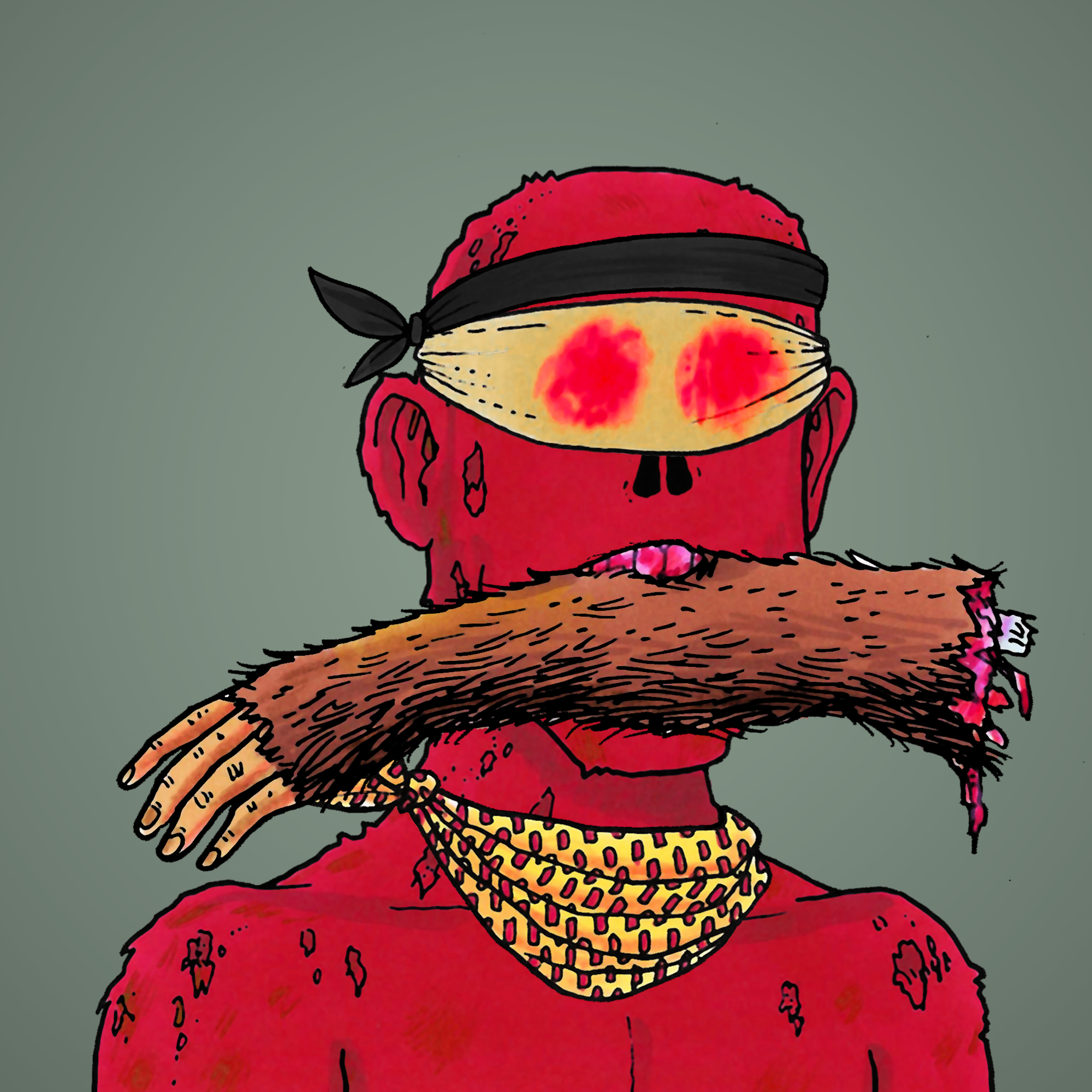 George Trosley - Jungle Freaks - Jungle Freak 7467 - NFT # 7467