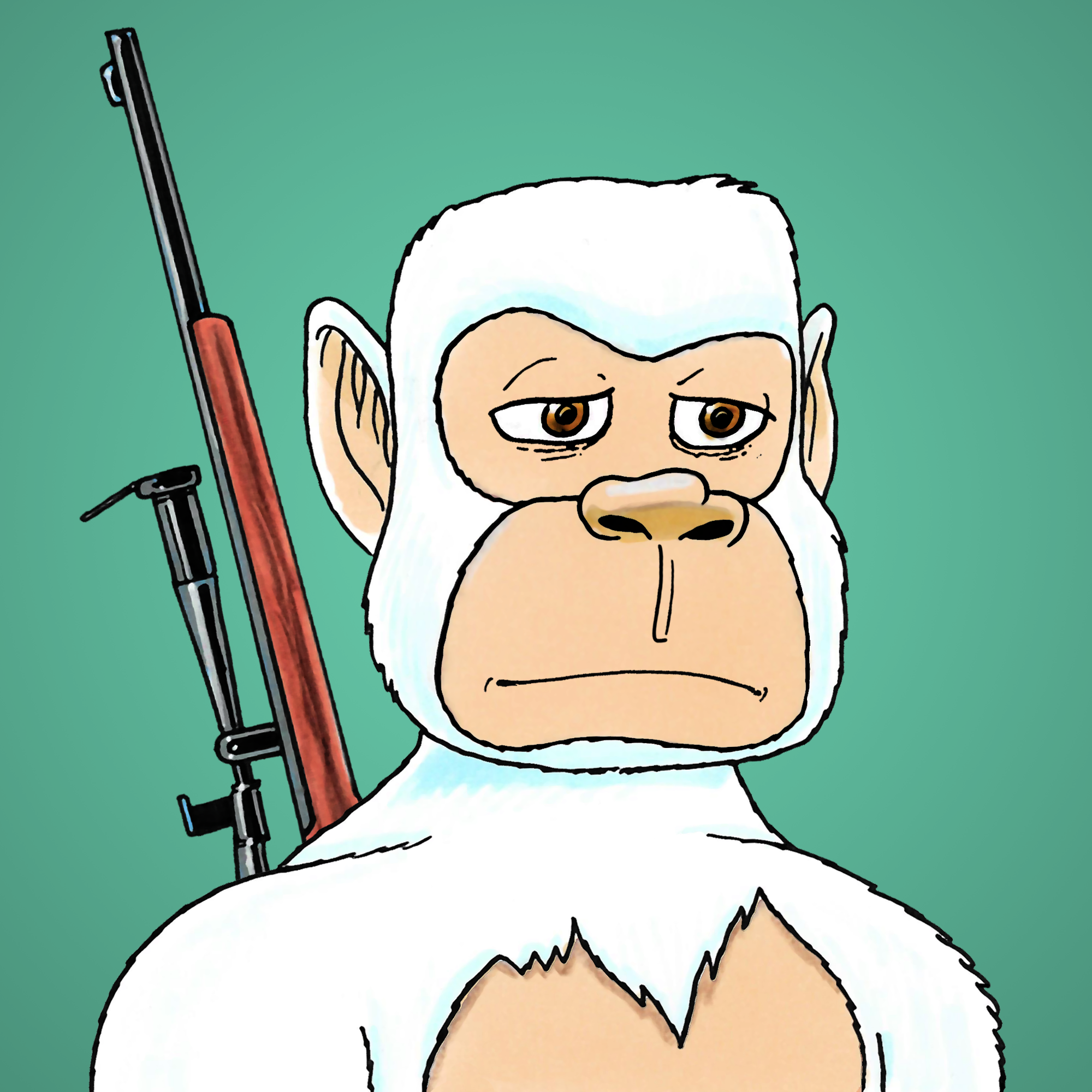 George Trosley - Jungle Freaks - Jungle Freak 7468 - NFT # 7468