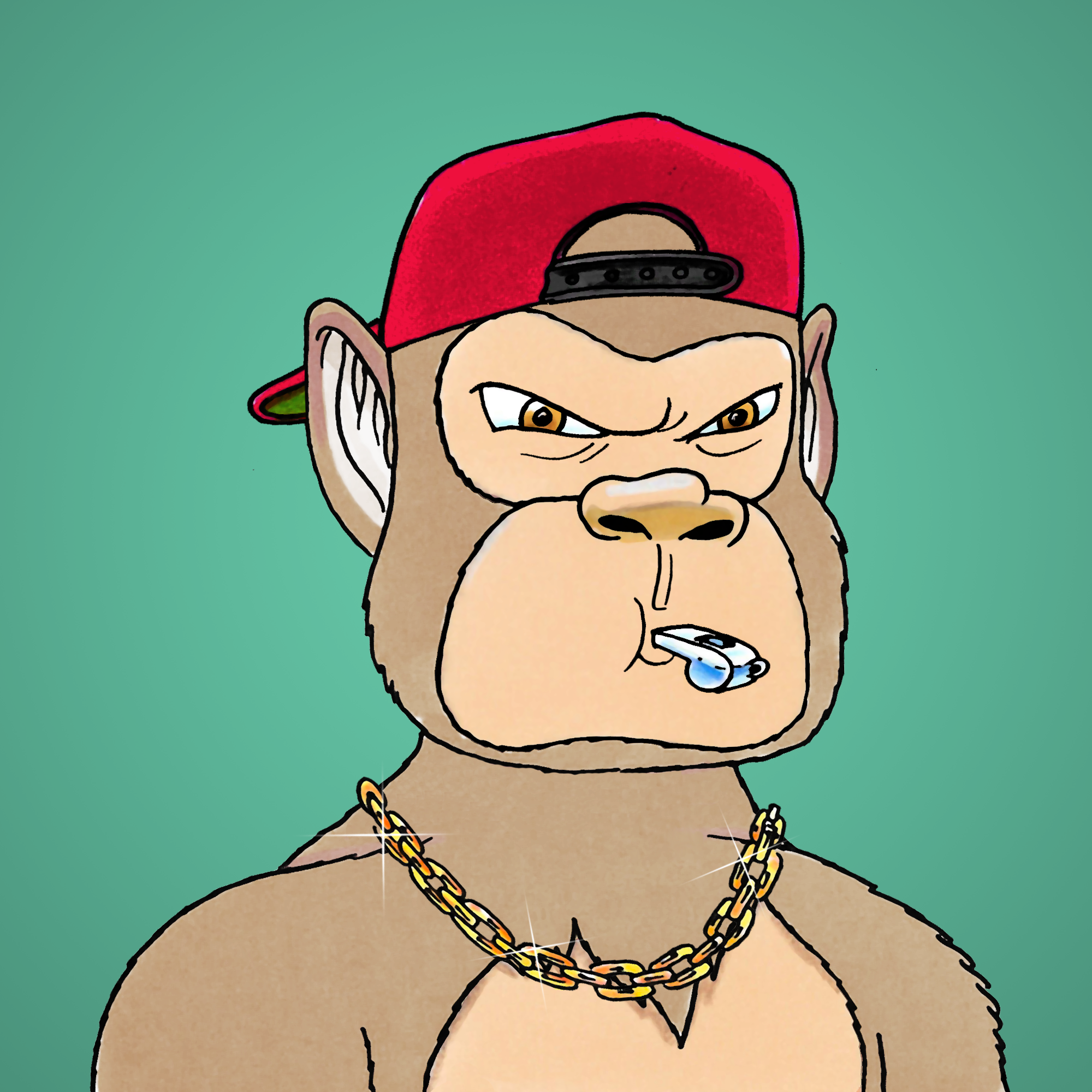 George Trosley - Jungle Freaks - Jungle Freak 7474 - NFT # 7474