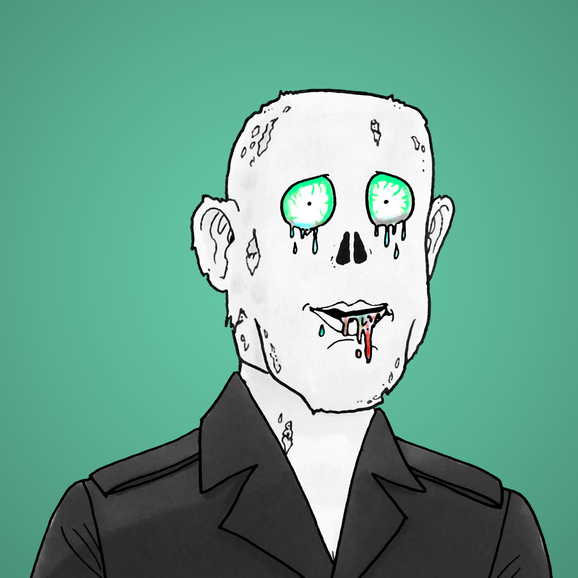 George Trosley - Jungle Freaks - Jungle Freak 7485 - NFT # 7485