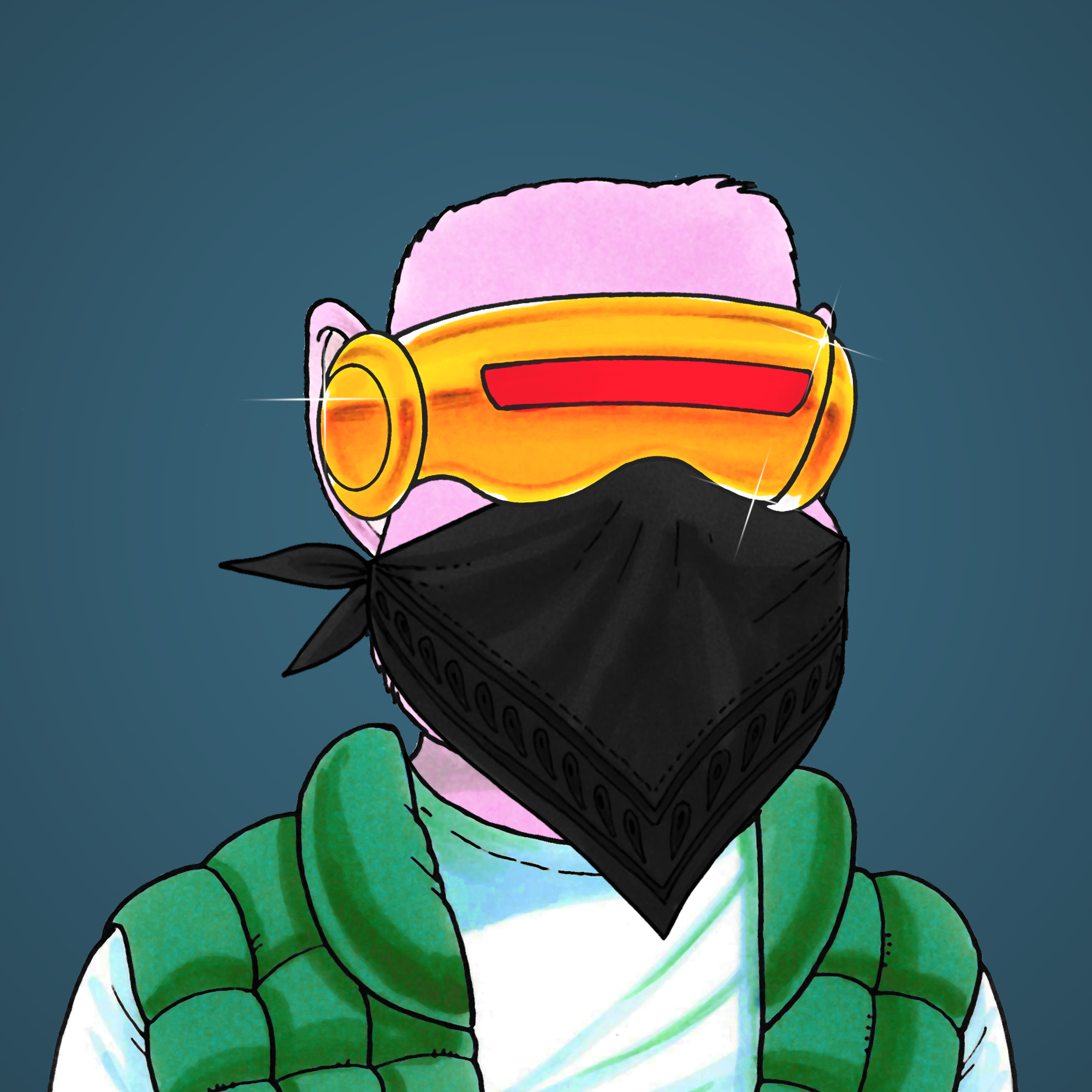 George Trosley - Jungle Freaks - Jungle Freak 7497 - NFT # 7497