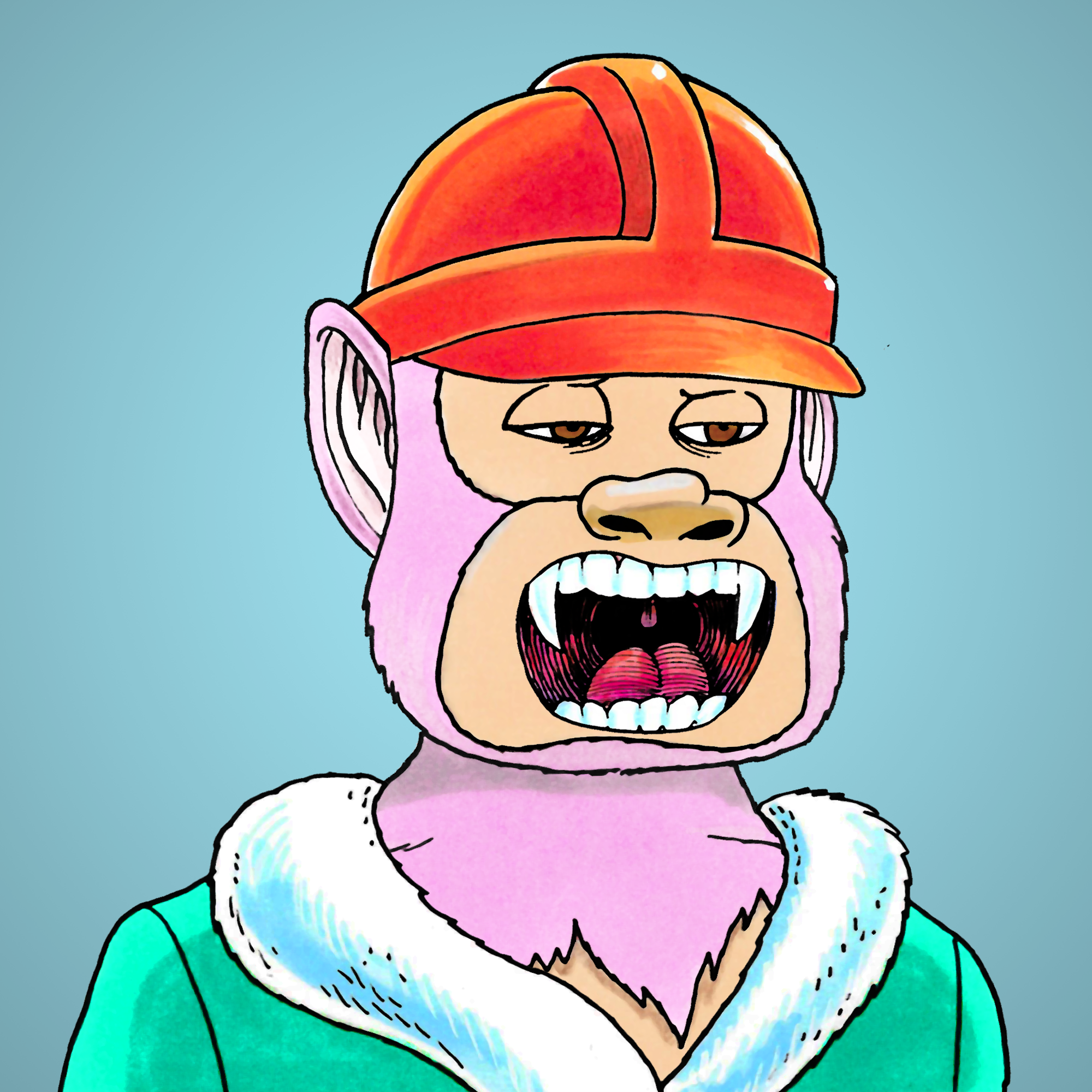 George Trosley - Jungle Freaks - Jungle Freak 7503 - NFT # 7503