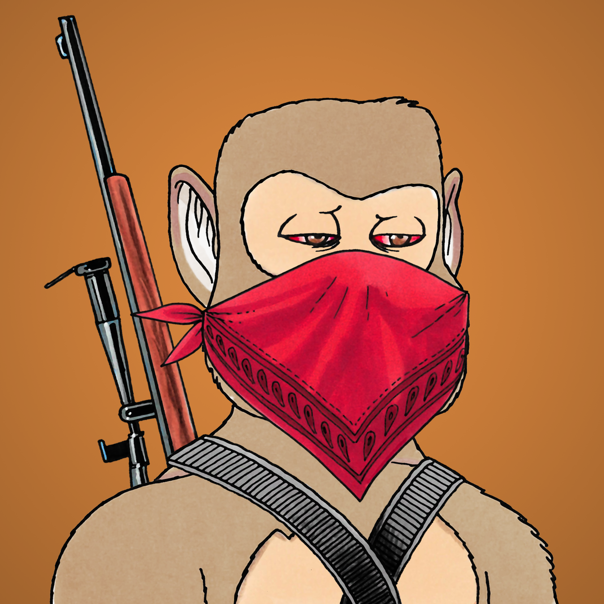 George Trosley - Jungle Freaks - Jungle Freak 7504 - NFT # 7504