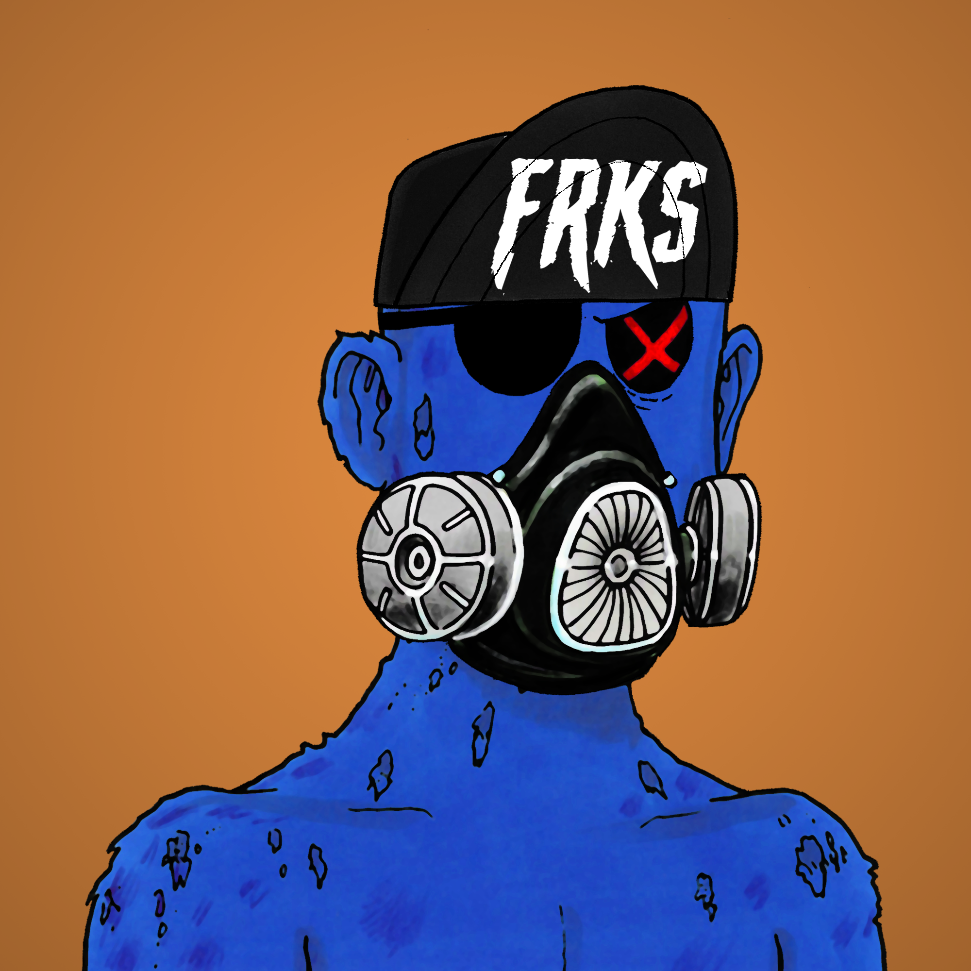 George Trosley - Jungle Freaks - Jungle Freak 7516 - NFT # 7516