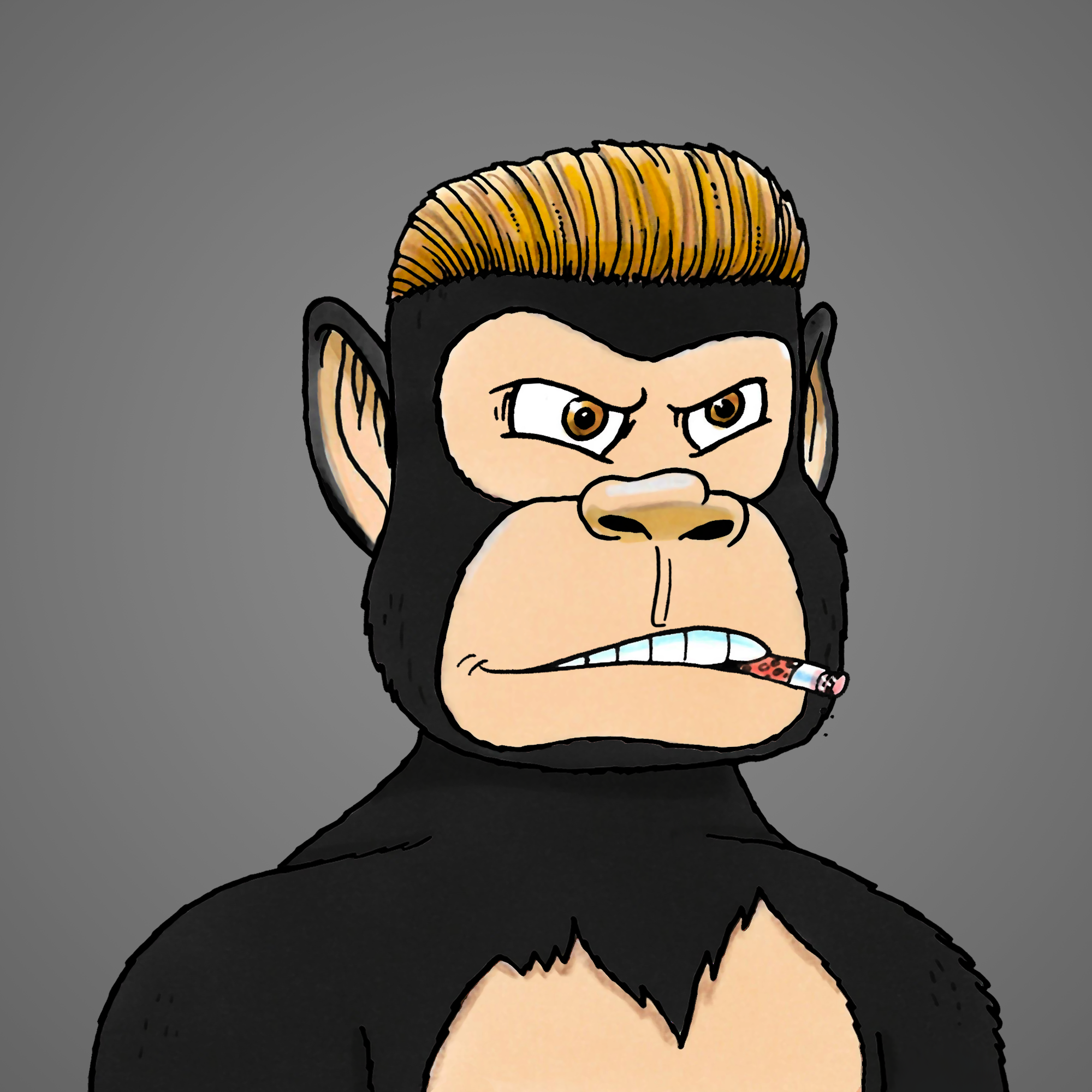 George Trosley - Jungle Freaks - Jungle Freak 7517 - NFT # 7517