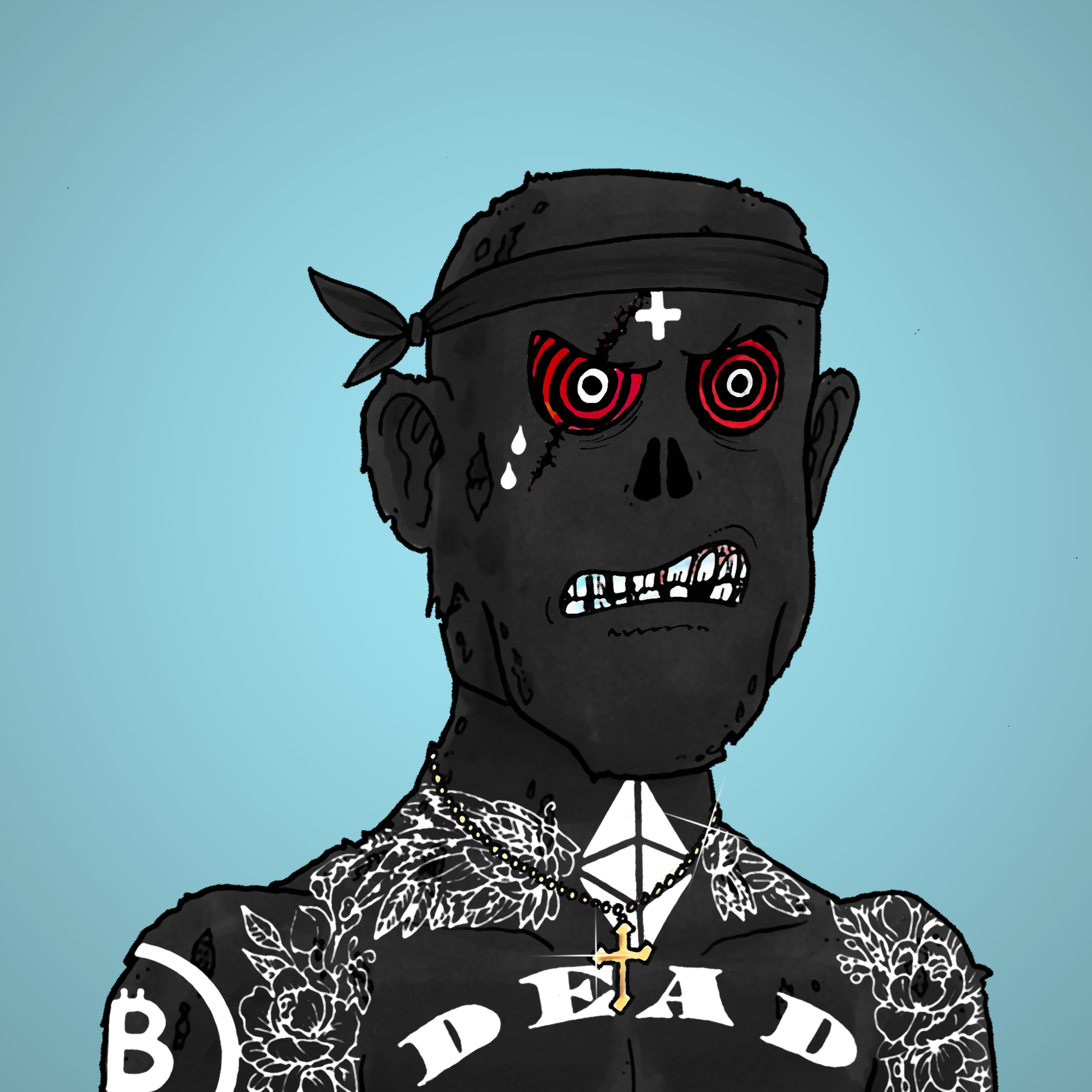 George Trosley - Jungle Freaks - Jungle Freak 7522 - NFT # 7522