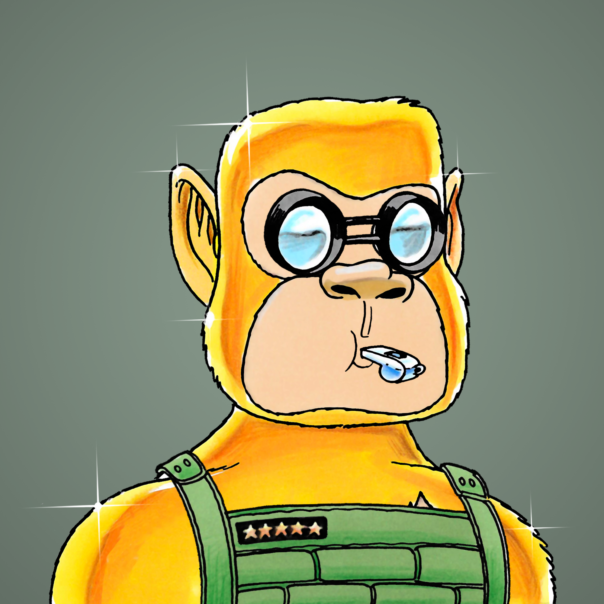 George Trosley - Jungle Freaks - Jungle Freak 7526 - NFT # 7526