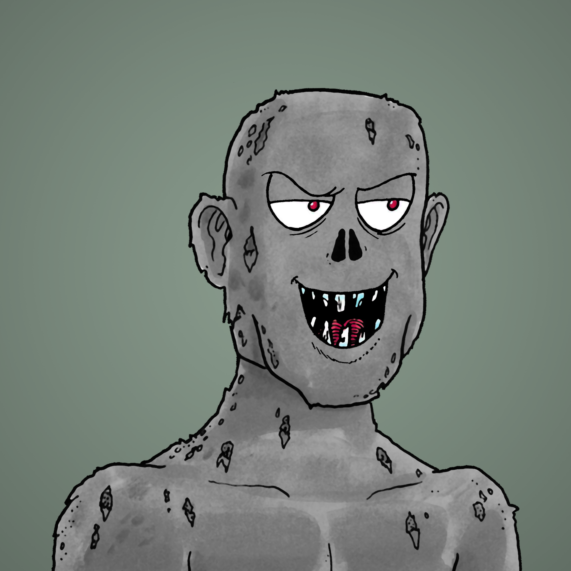 George Trosley - Jungle Freaks - Jungle Freak 7527 - NFT # 7527