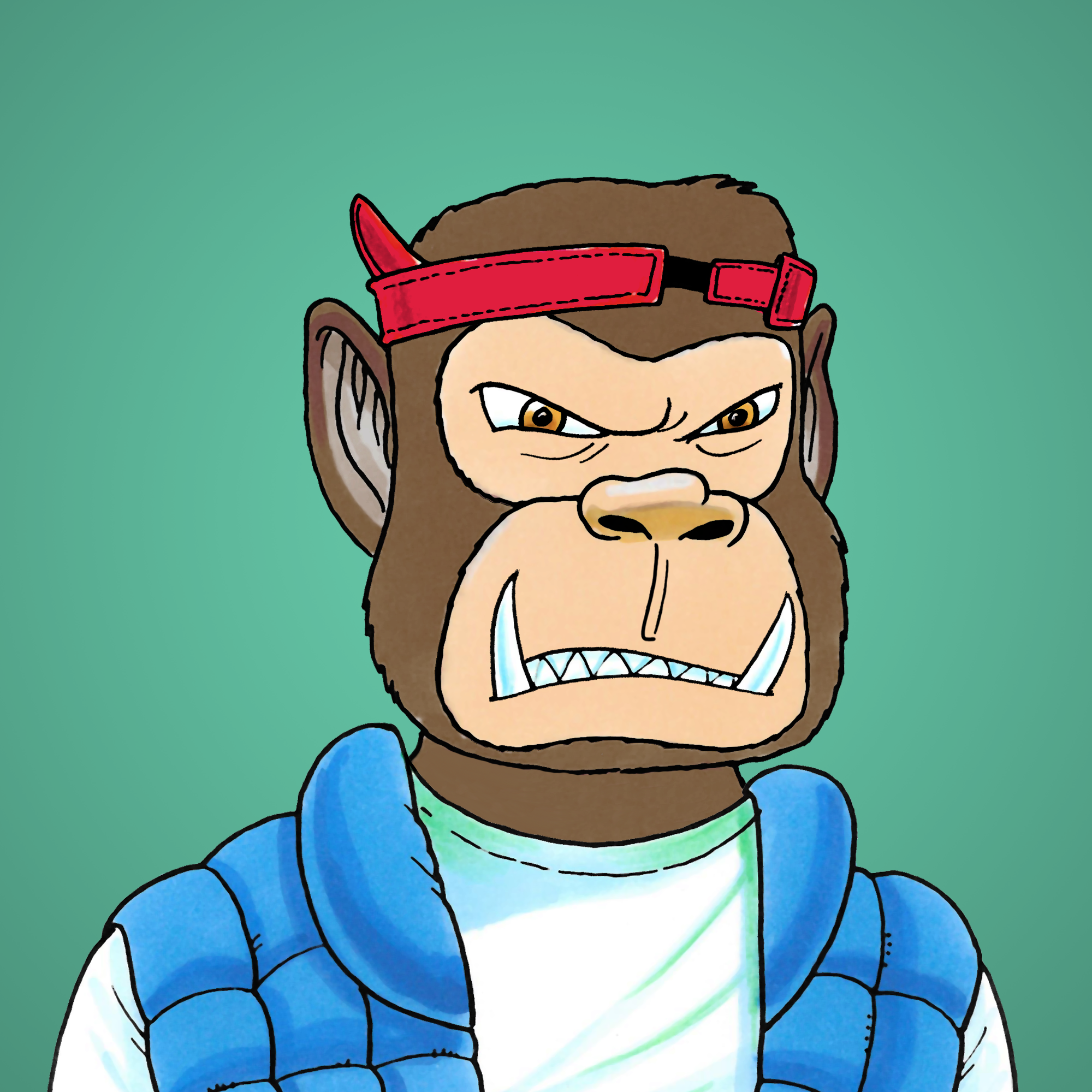 George Trosley - Jungle Freaks - Jungle Freak 7528 - NFT # 7528