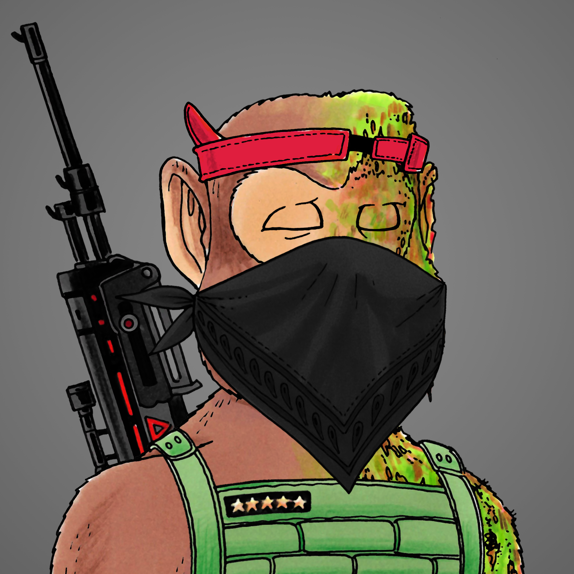 George Trosley - Jungle Freaks - Jungle Freak 7529 - NFT # 7529