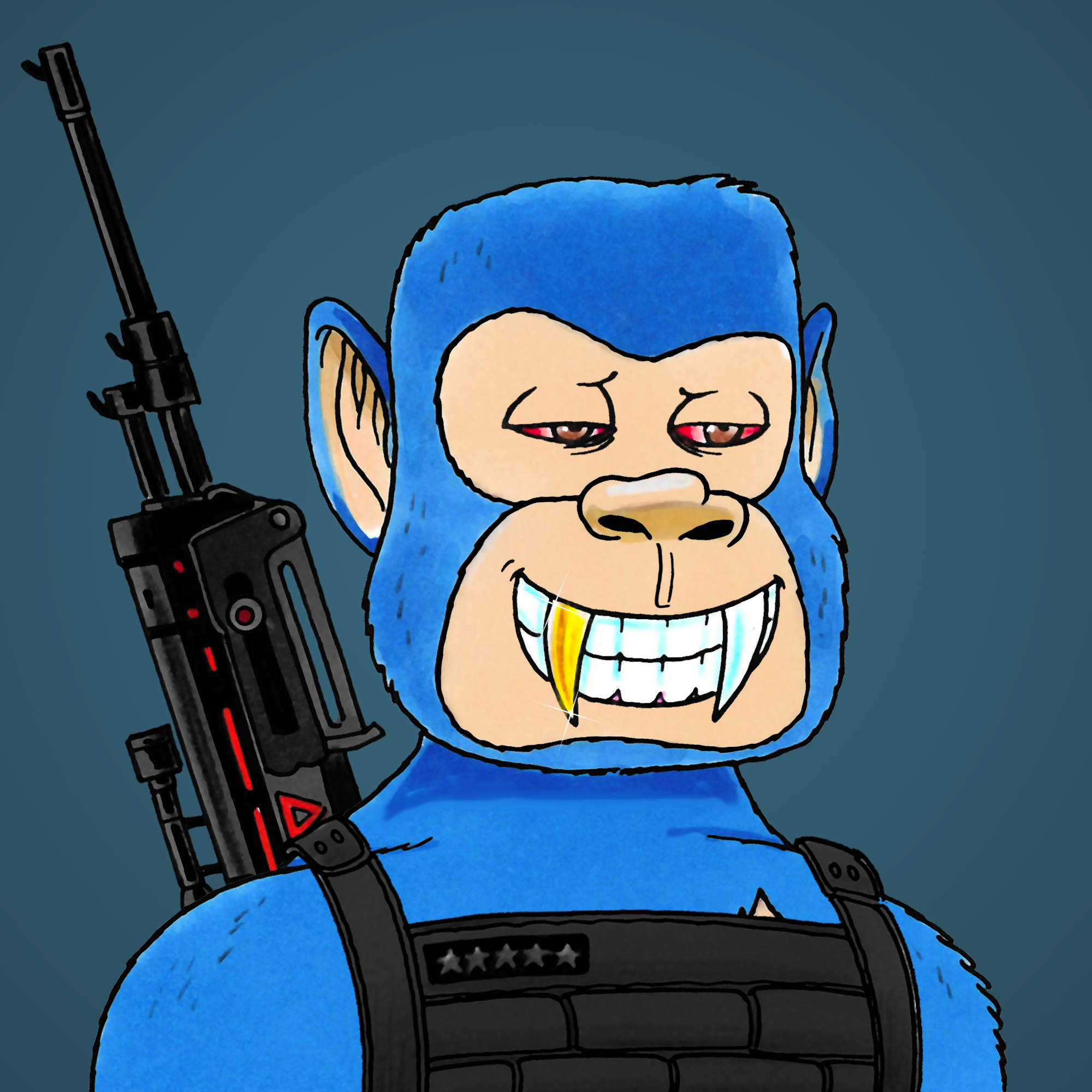 George Trosley - Jungle Freaks - Jungle Freak 753 - NFT # 753