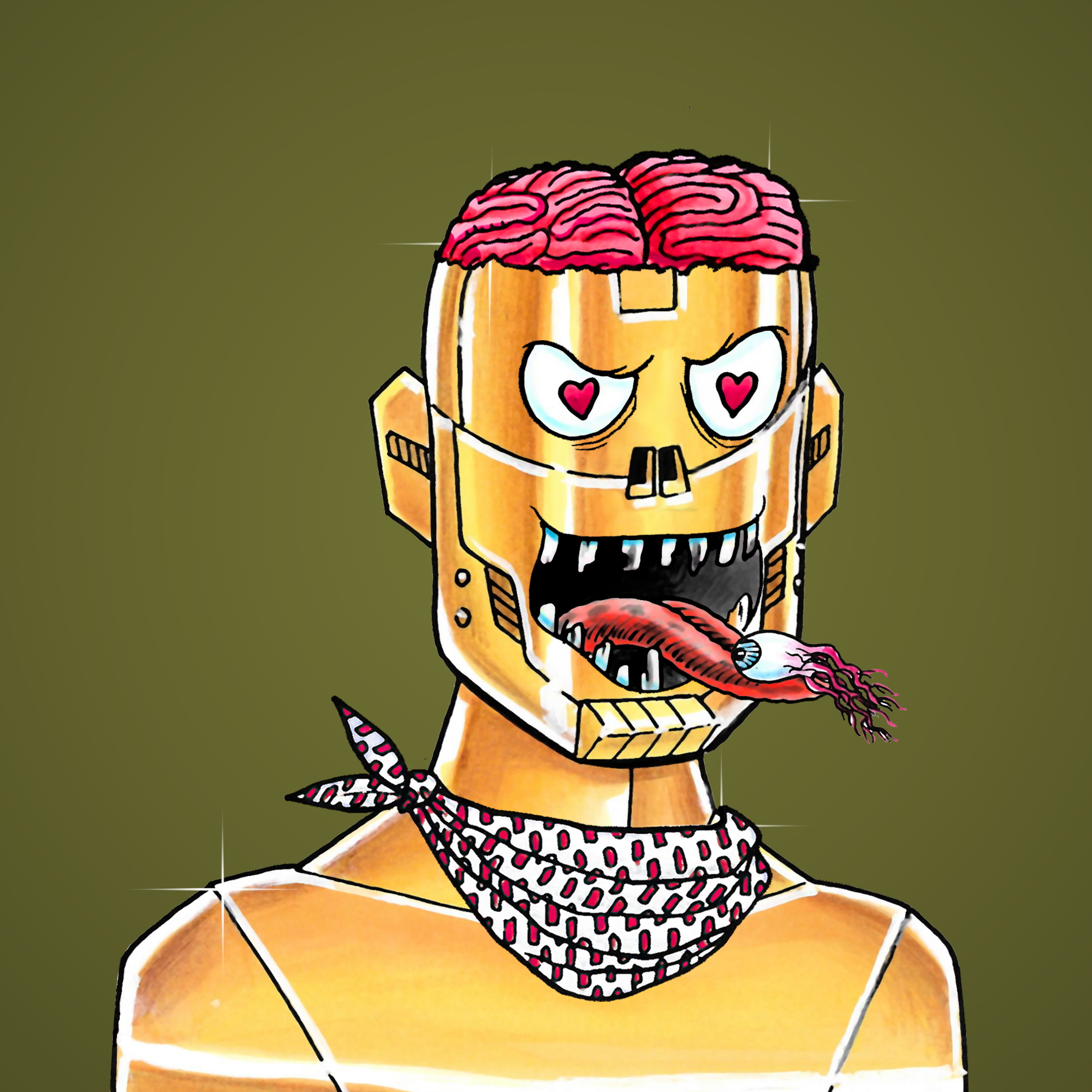 George Trosley - Jungle Freaks - Jungle Freak 7530 - NFT # 7530