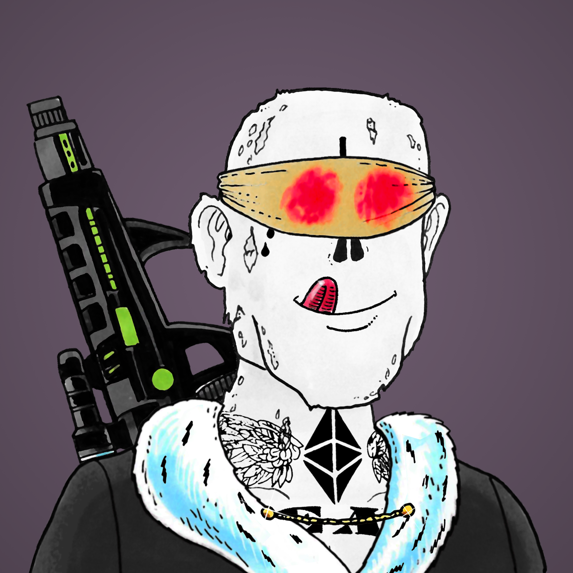 George Trosley - Jungle Freaks - Jungle Freak 7531 - NFT # 7531