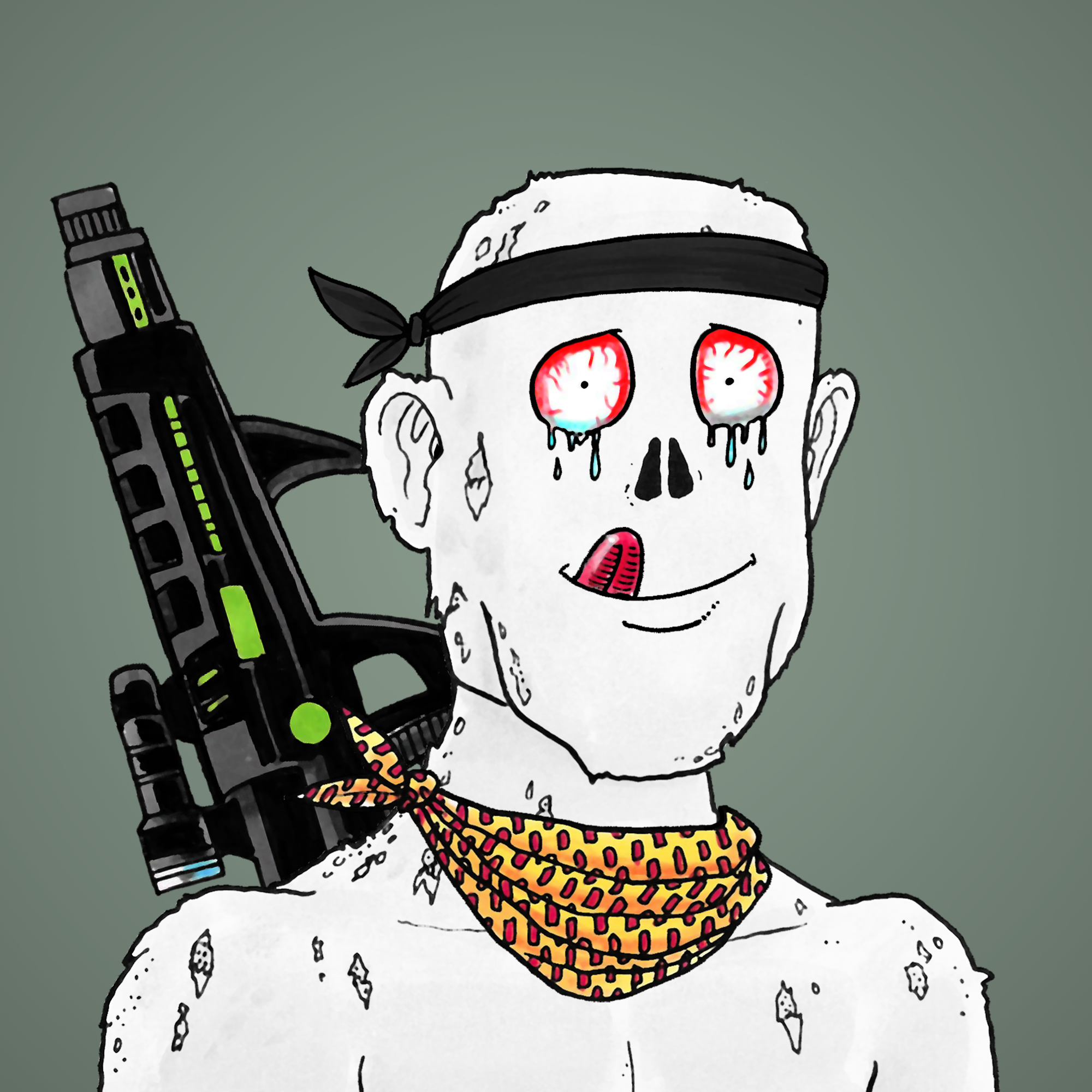 George Trosley - Jungle Freaks - Jungle Freak 7537 - NFT # 7537