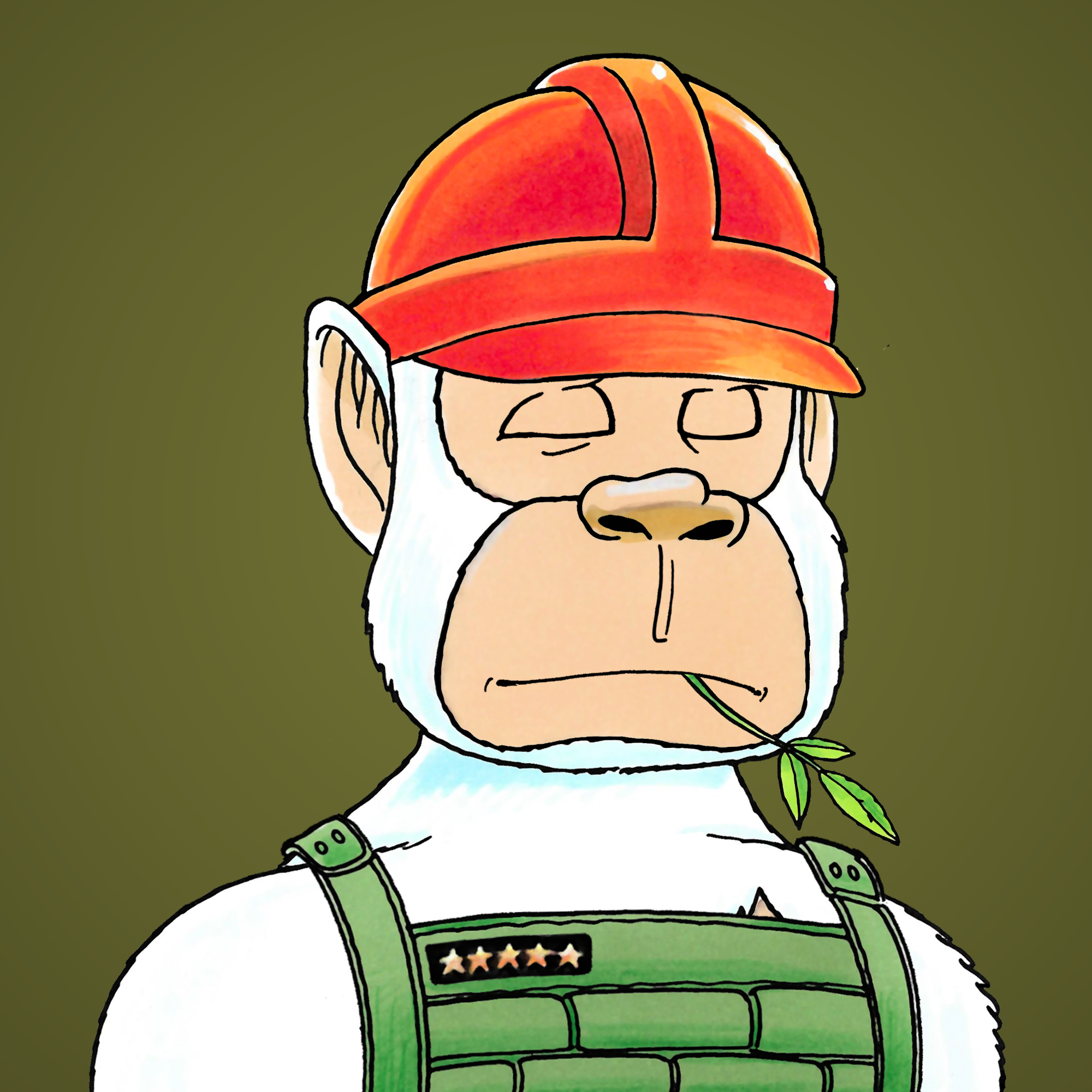 George Trosley - Jungle Freaks - Jungle Freak 7540 - NFT # 7540