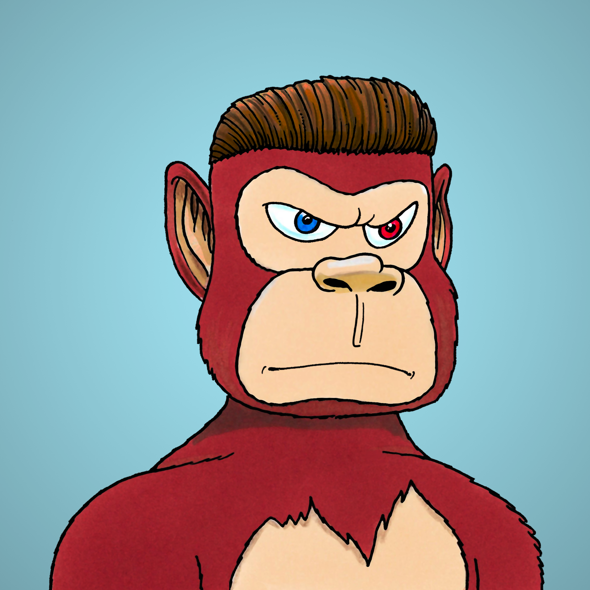 George Trosley - Jungle Freaks - Jungle Freak 7543 - NFT # 7543