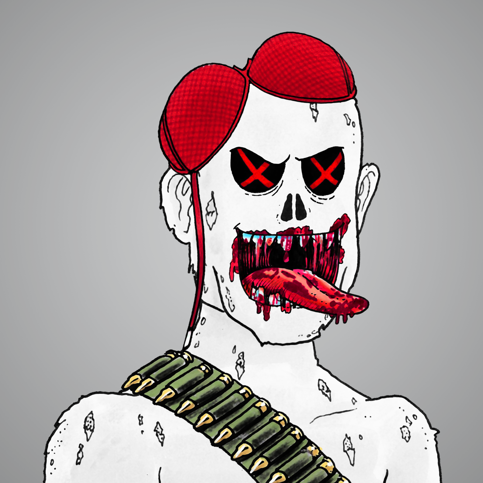 George Trosley - Jungle Freaks - Jungle Freak 7549 - NFT # 7549