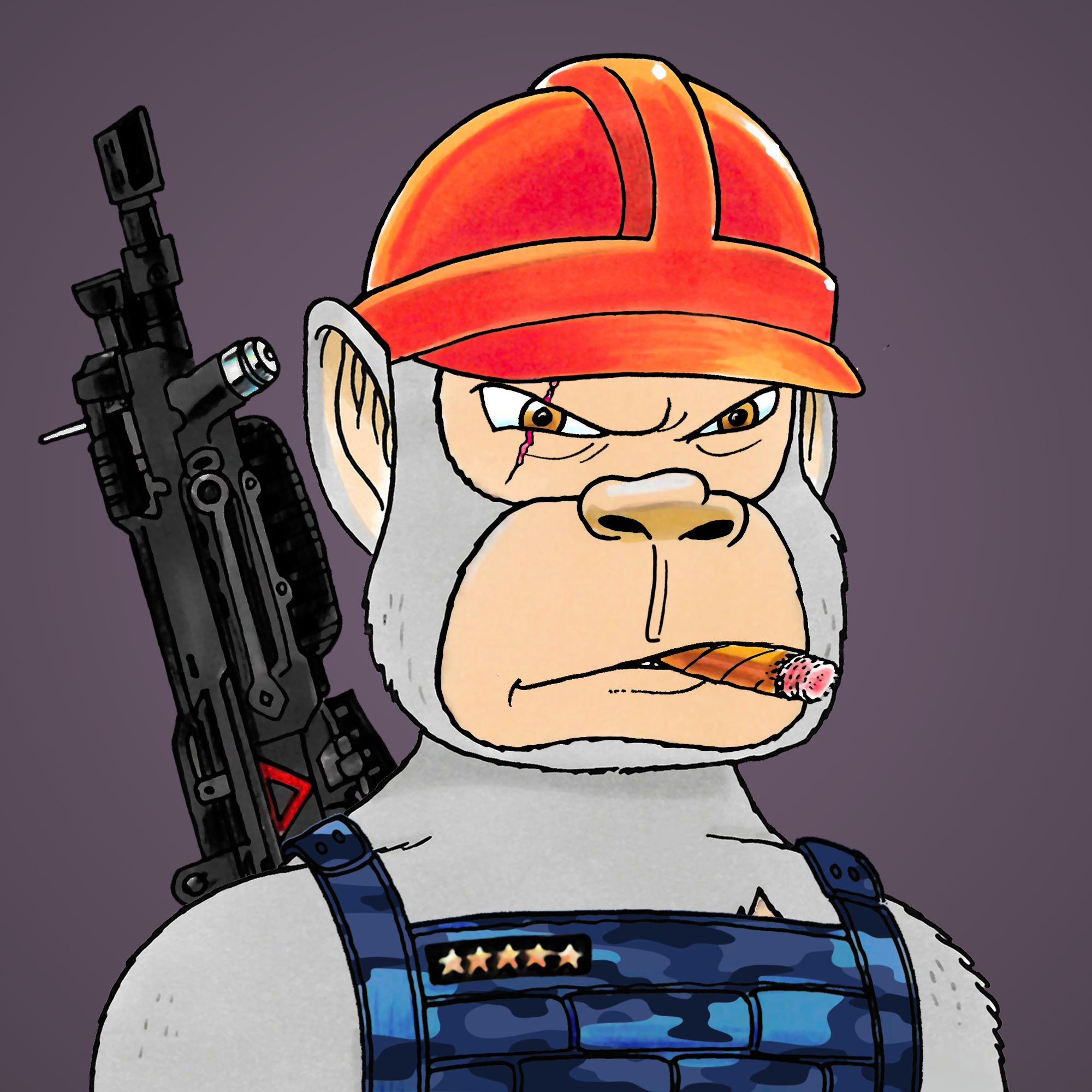 George Trosley - Jungle Freaks - Jungle Freak 7552 - NFT # 7552