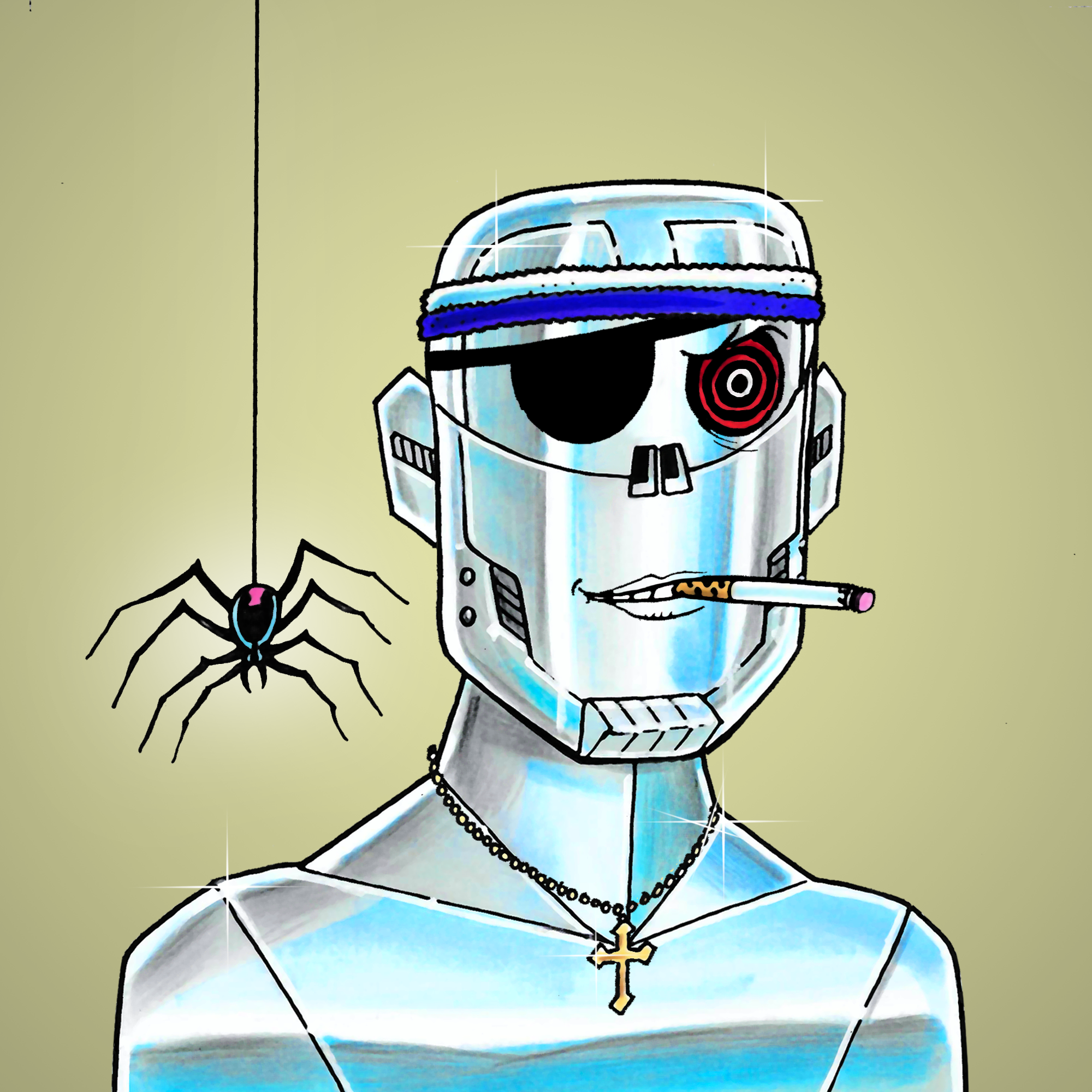 George Trosley - Jungle Freaks - Jungle Freak 7557 - NFT # 7557