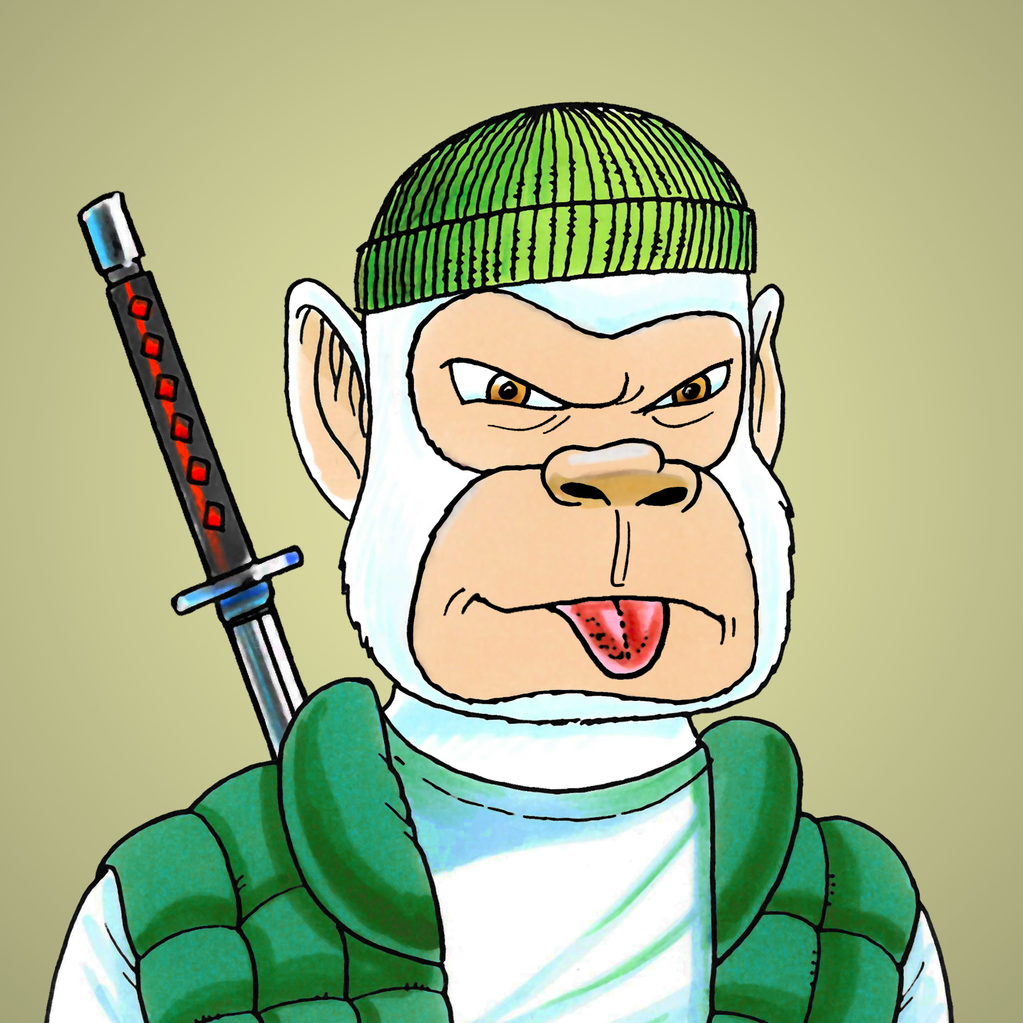 George Trosley - Jungle Freaks - Jungle Freak 7559 - NFT # 7559