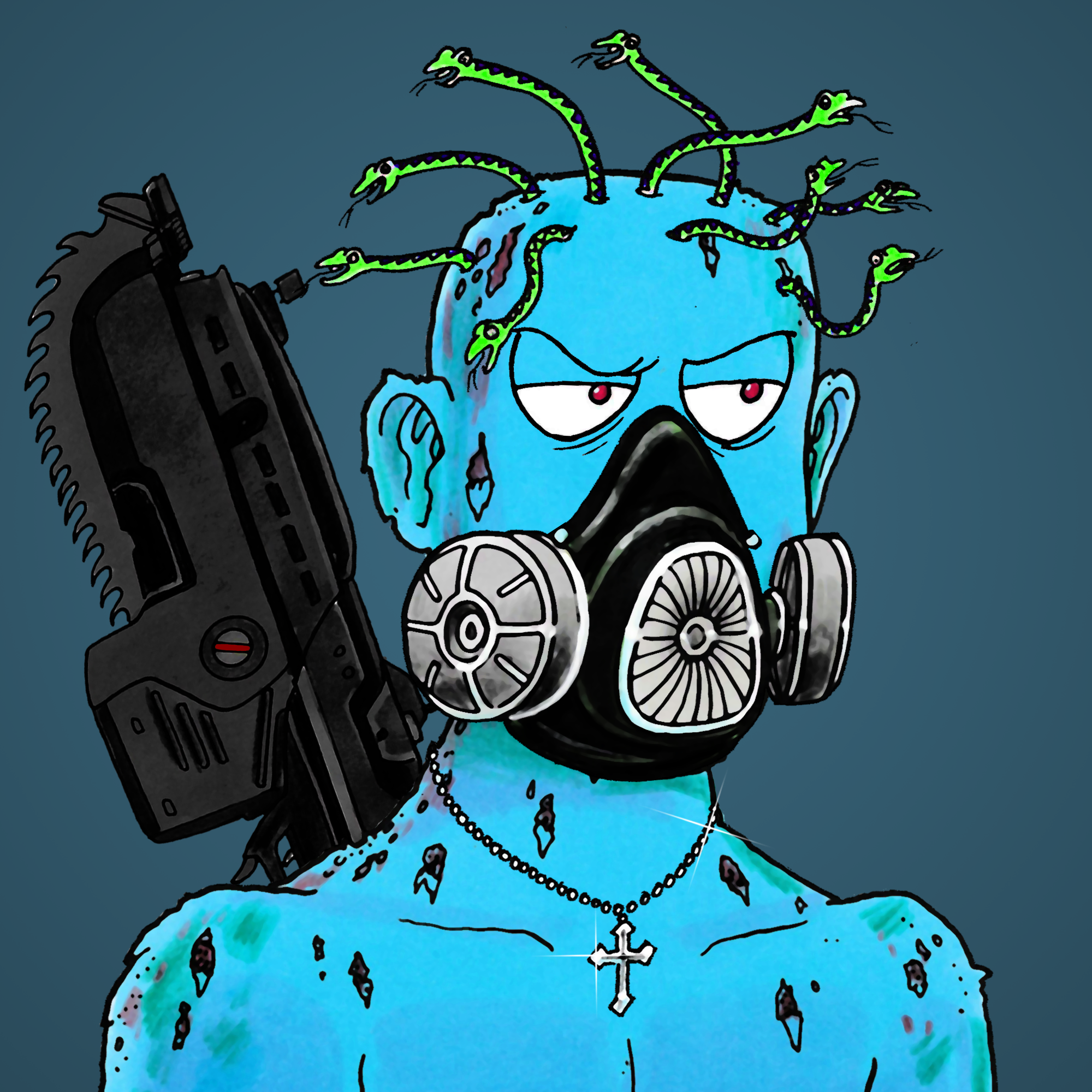 George Trosley - Jungle Freaks - Jungle Freak 756 - NFT # 756