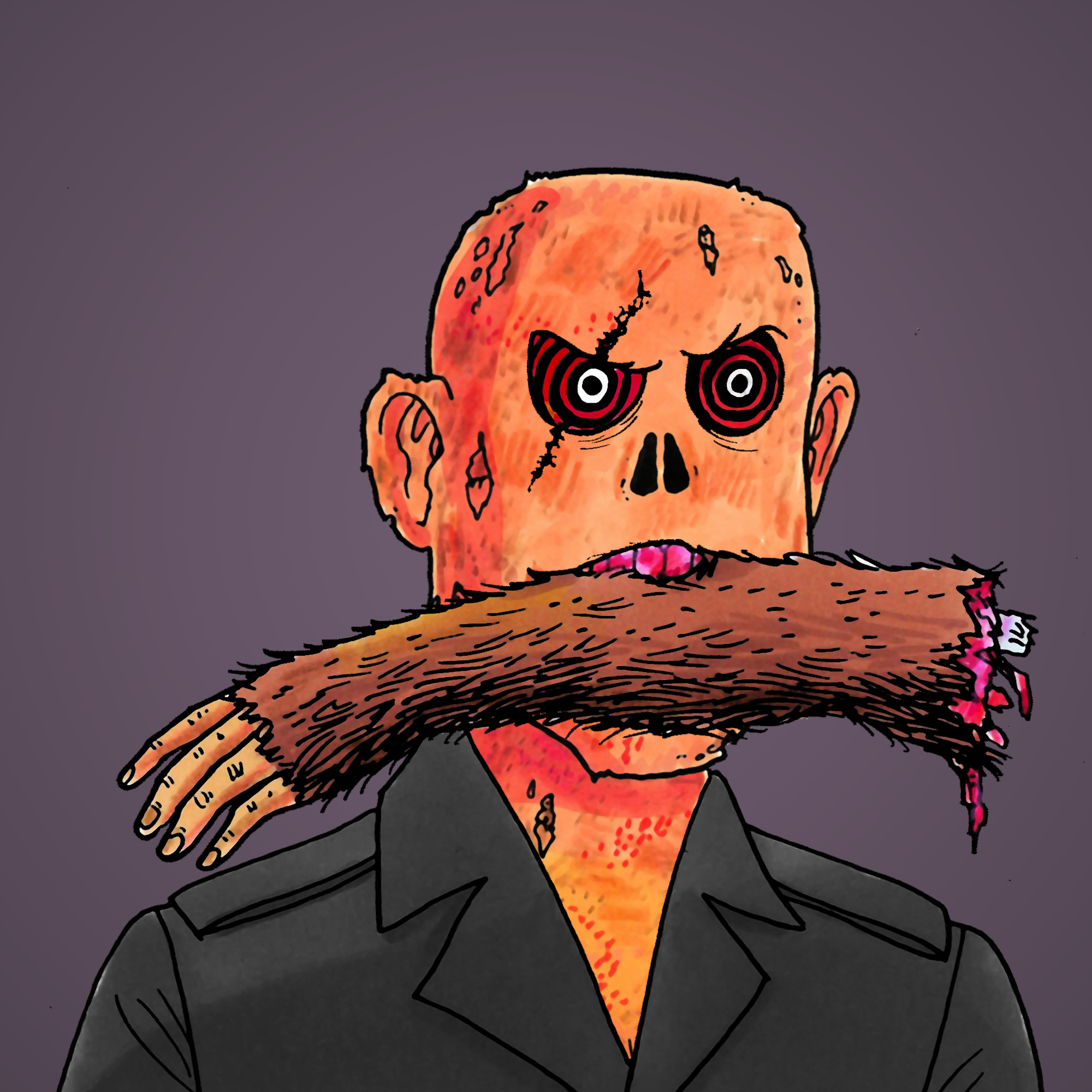 George Trosley - Jungle Freaks - Jungle Freak 7560 - NFT # 7560