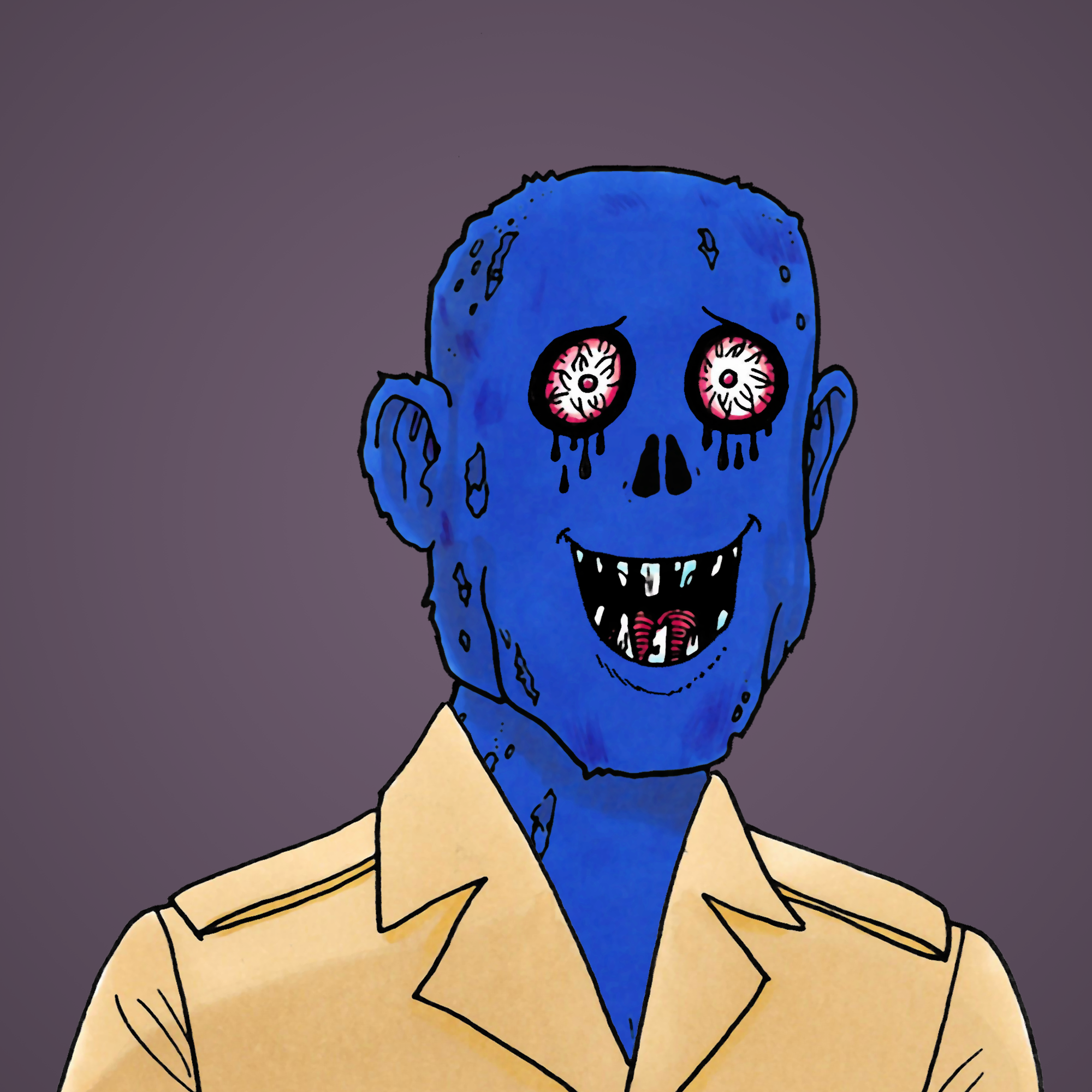 George Trosley - Jungle Freaks - Jungle Freak 7562 - NFT # 7562