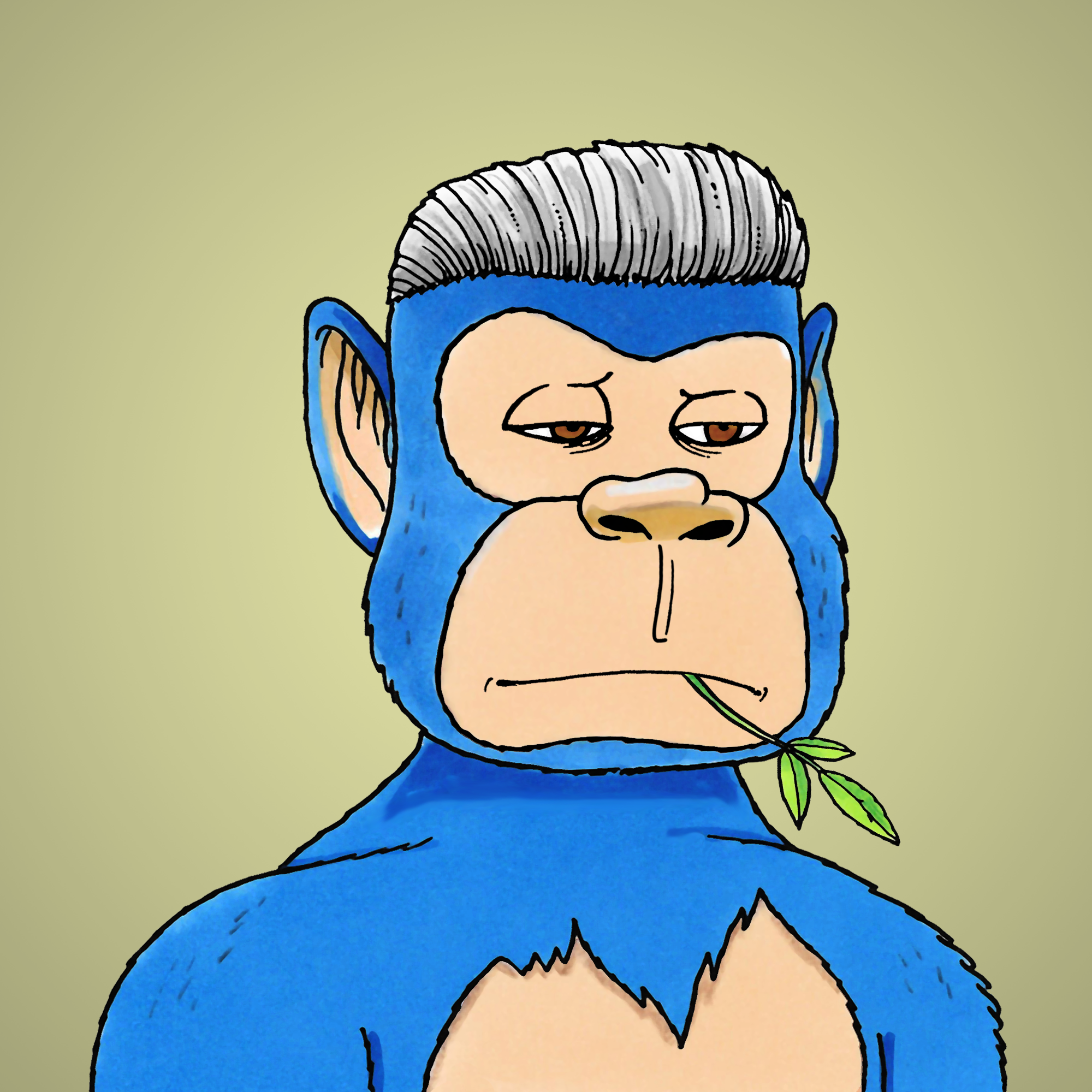 George Trosley - Jungle Freaks - Jungle Freak 7566 - NFT # 7566