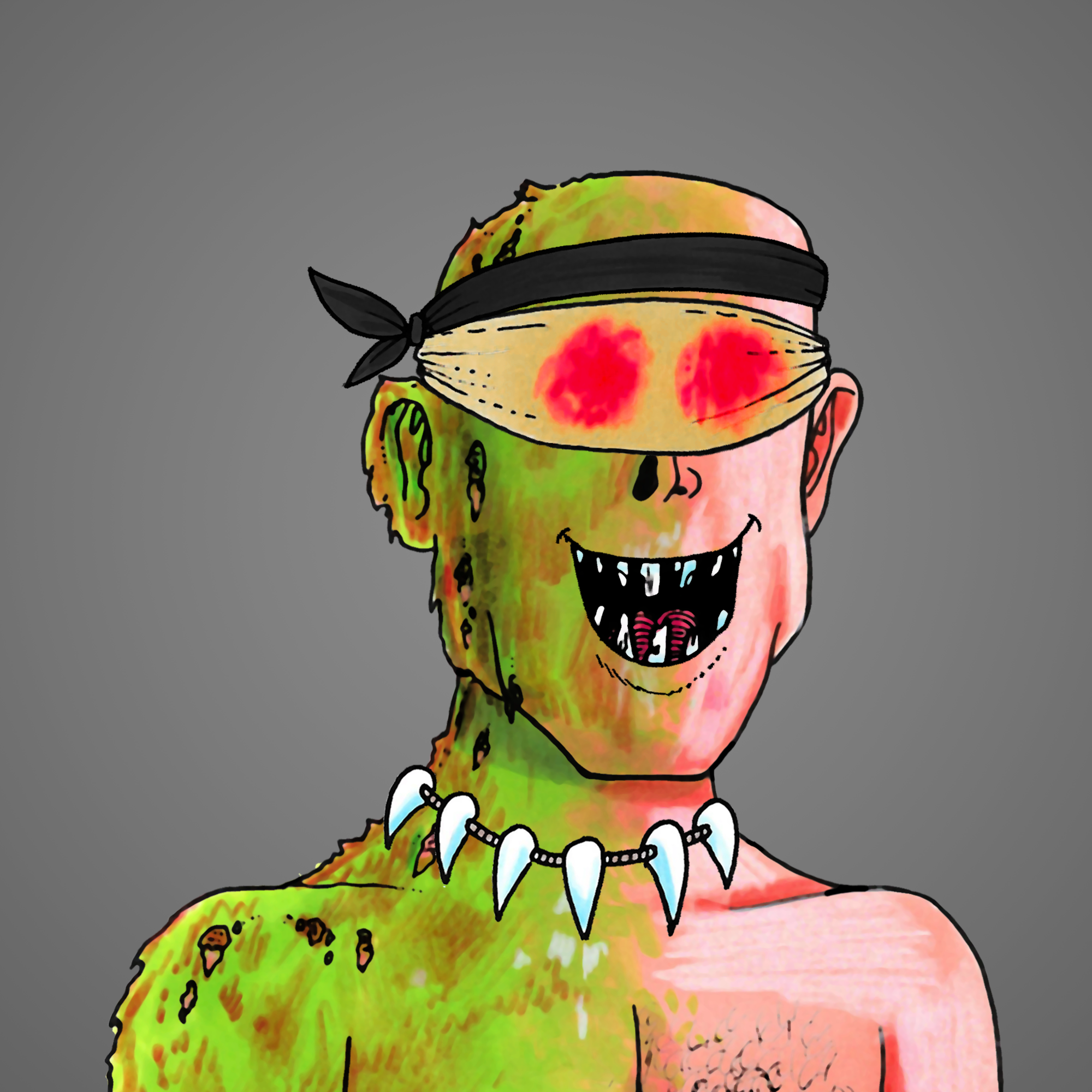 George Trosley - Jungle Freaks - Jungle Freak 757 - NFT # 757