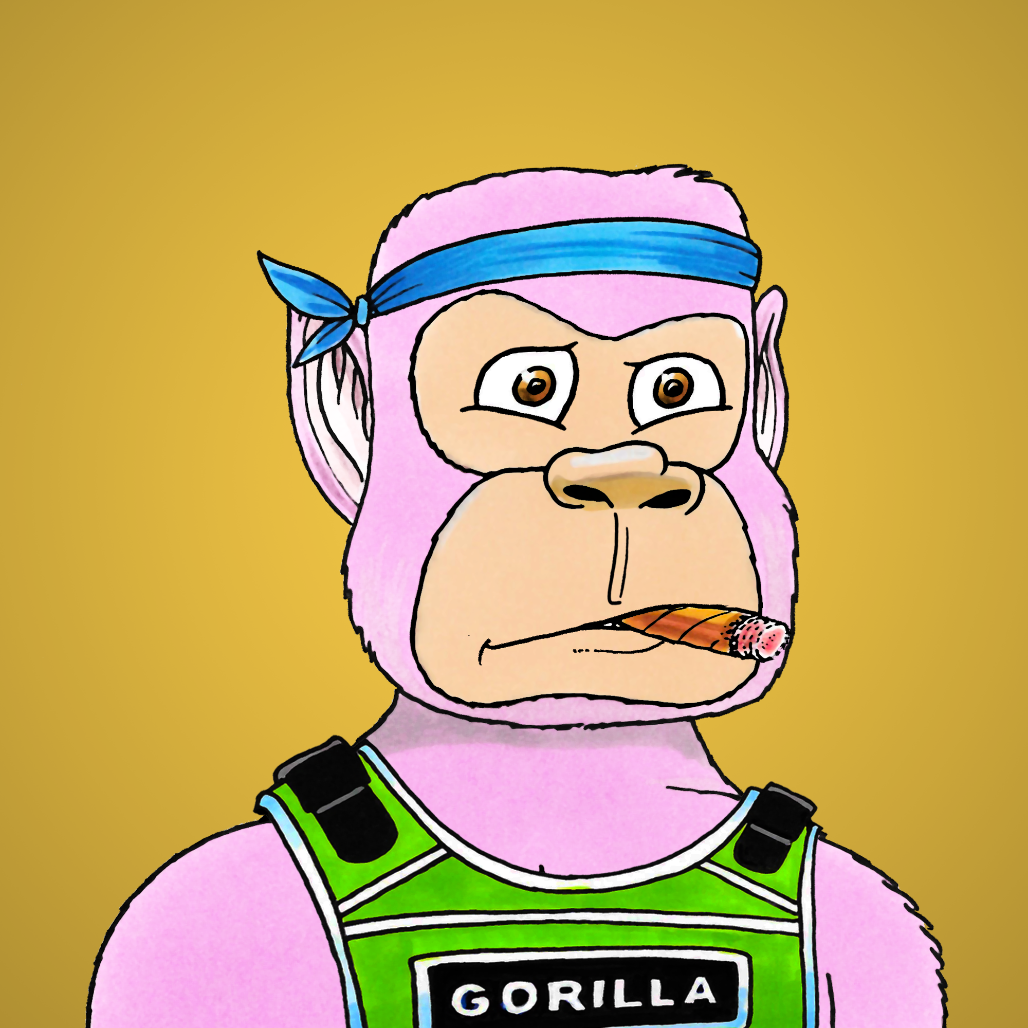 George Trosley - Jungle Freaks - Jungle Freak 7577 - NFT # 7577