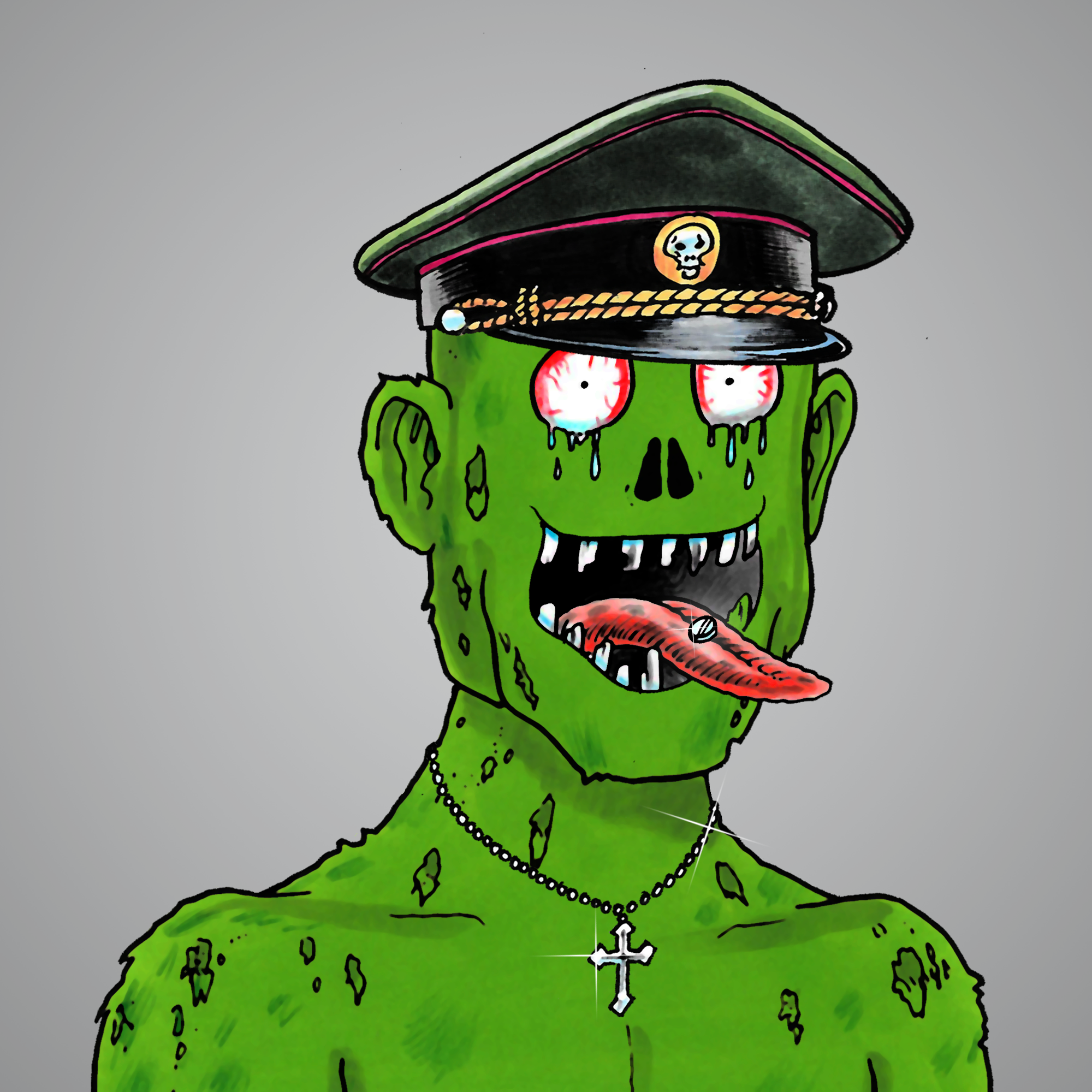 George Trosley - Jungle Freaks - Jungle Freak 7578 - NFT # 7578