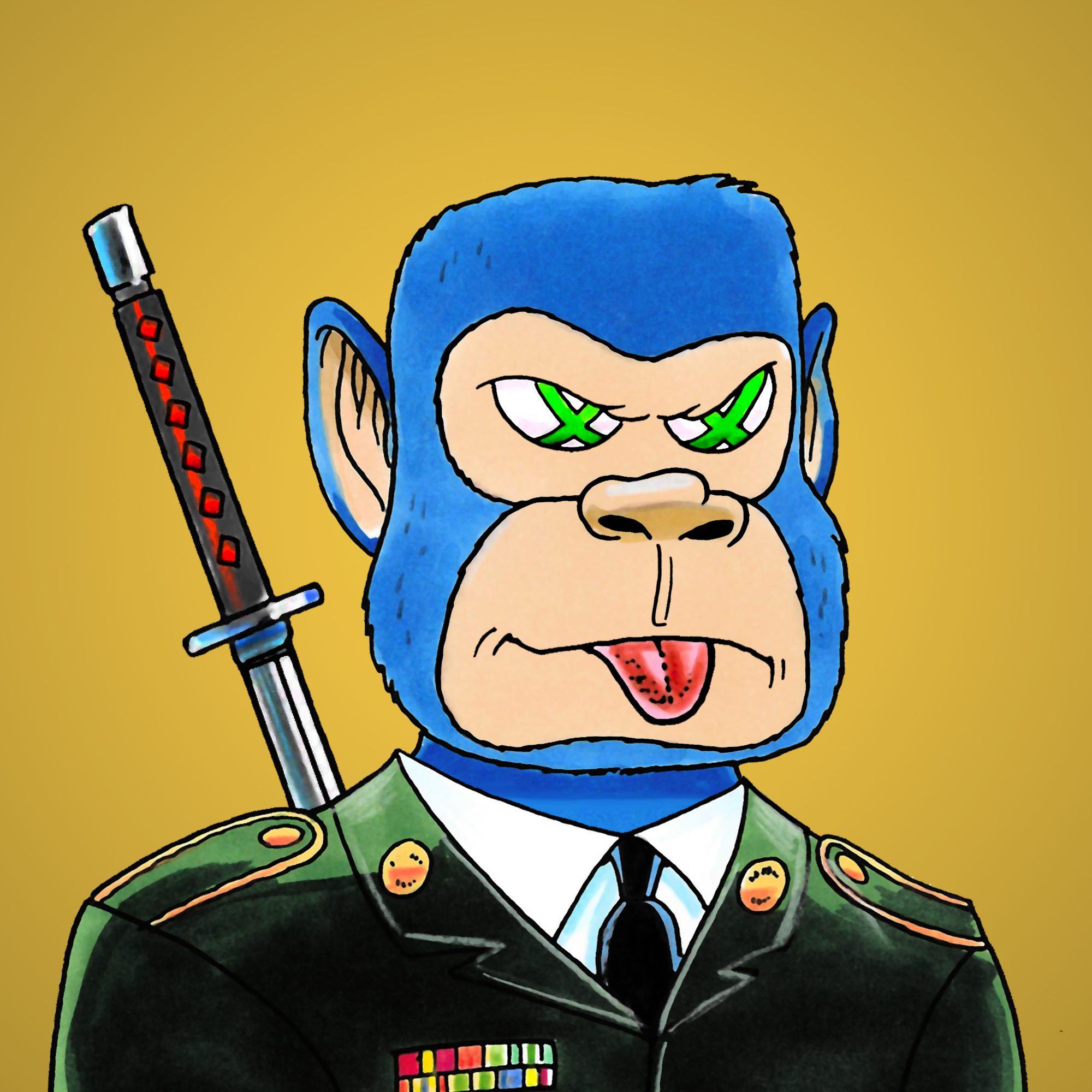 George Trosley - Jungle Freaks - Jungle Freak 7582 - NFT # 7582