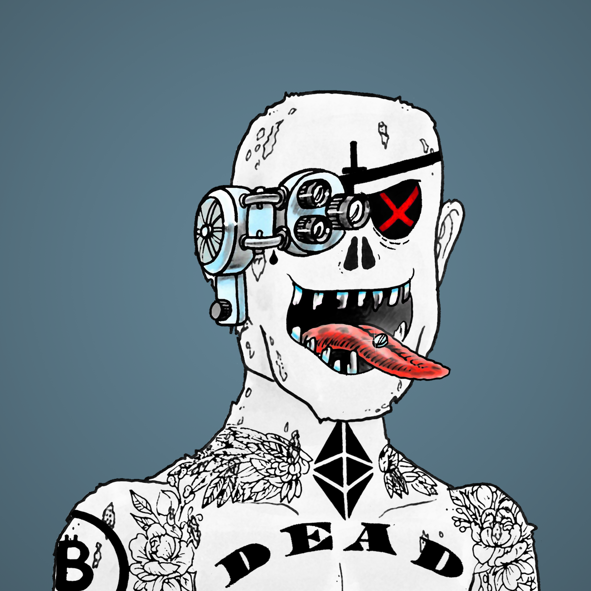 George Trosley - Jungle Freaks - Jungle Freak 7588 - NFT # 7588