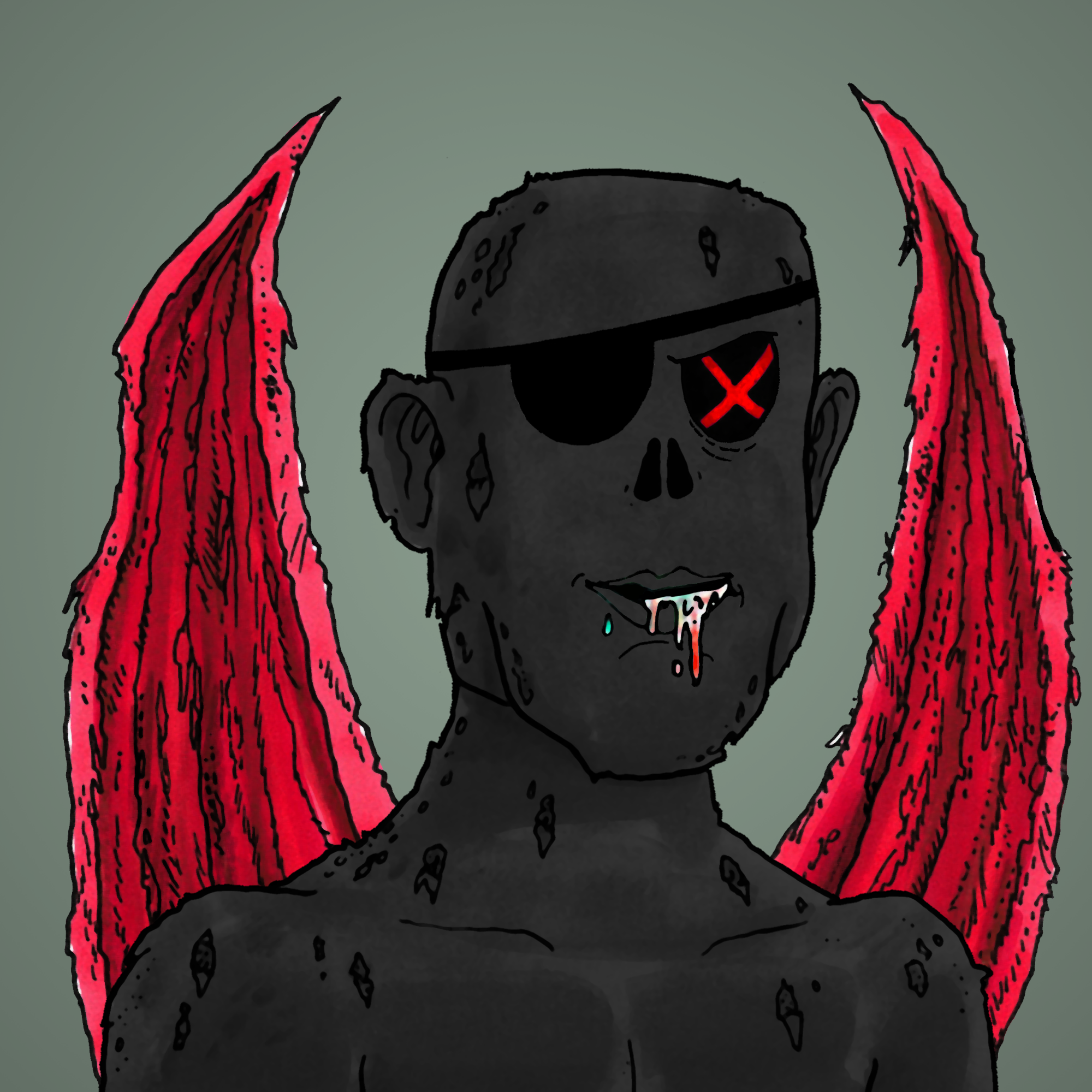 George Trosley - Jungle Freaks - Jungle Freak 7590 - NFT # 7590