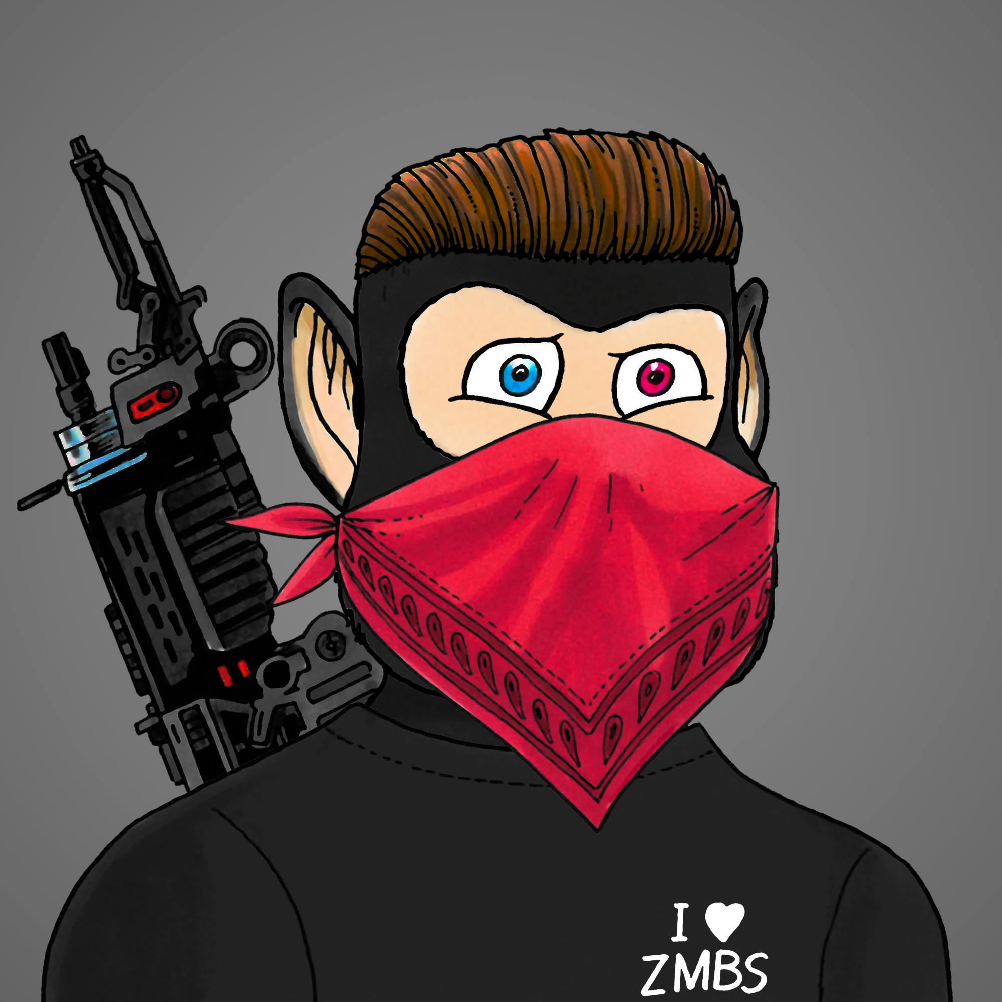 George Trosley - Jungle Freaks - Jungle Freak 76 - NFT # 76