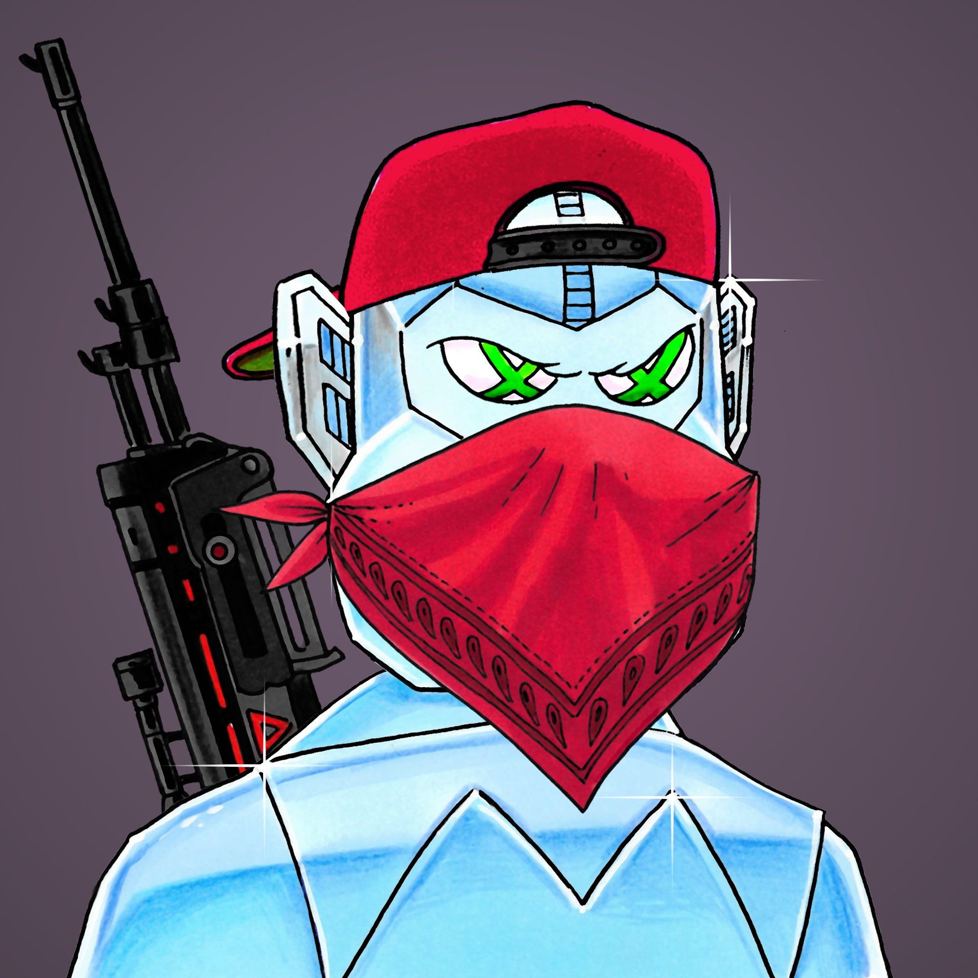 George Trosley - Jungle Freaks - Jungle Freak 7600 - NFT # 7600