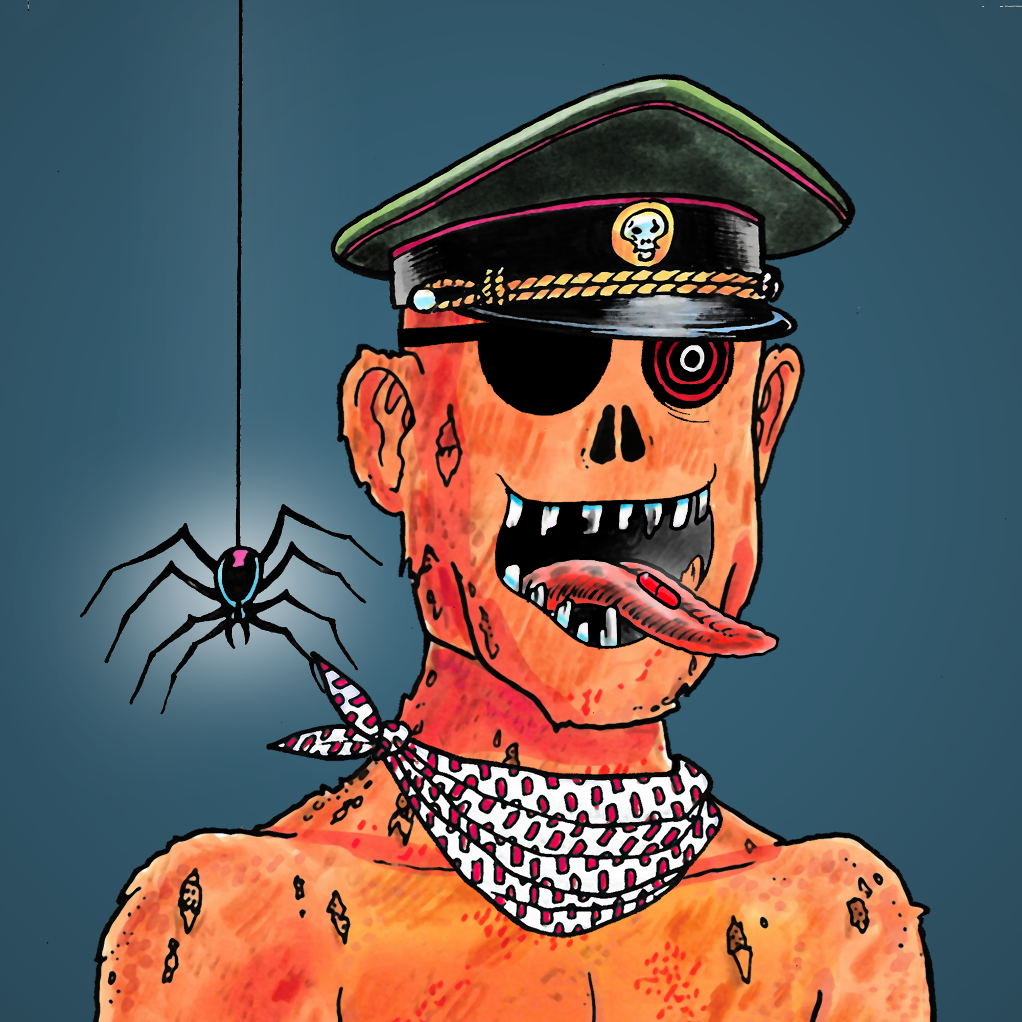 George Trosley - Jungle Freaks - Jungle Freak 7603 - NFT # 7603