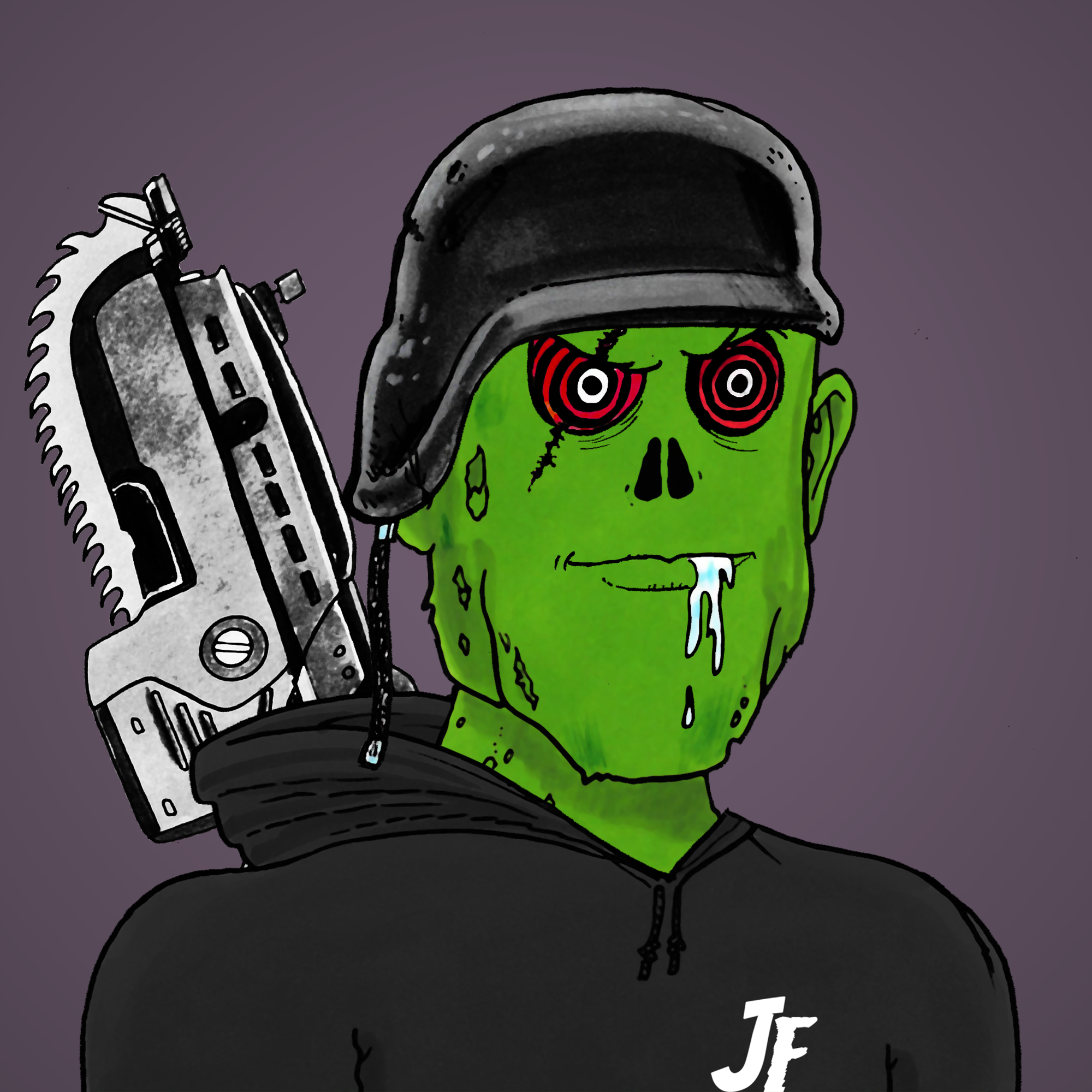 George Trosley - Jungle Freaks - Jungle Freak 7605 - NFT # 7605