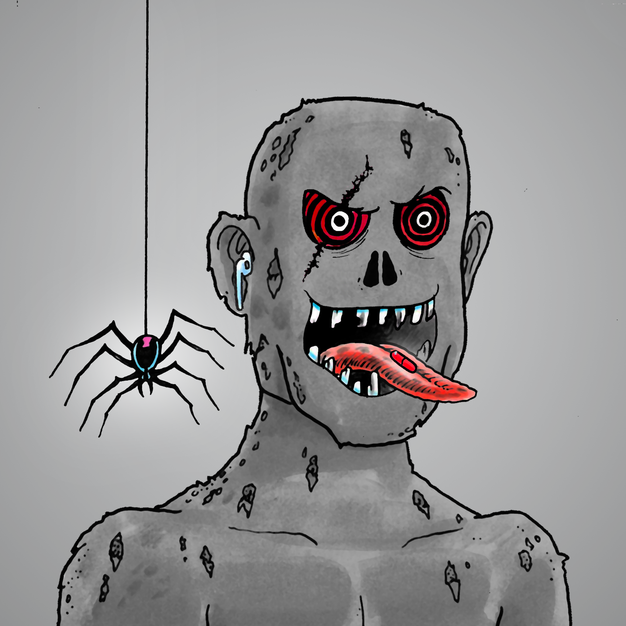 George Trosley - Jungle Freaks - Jungle Freak 7607 - NFT # 7607