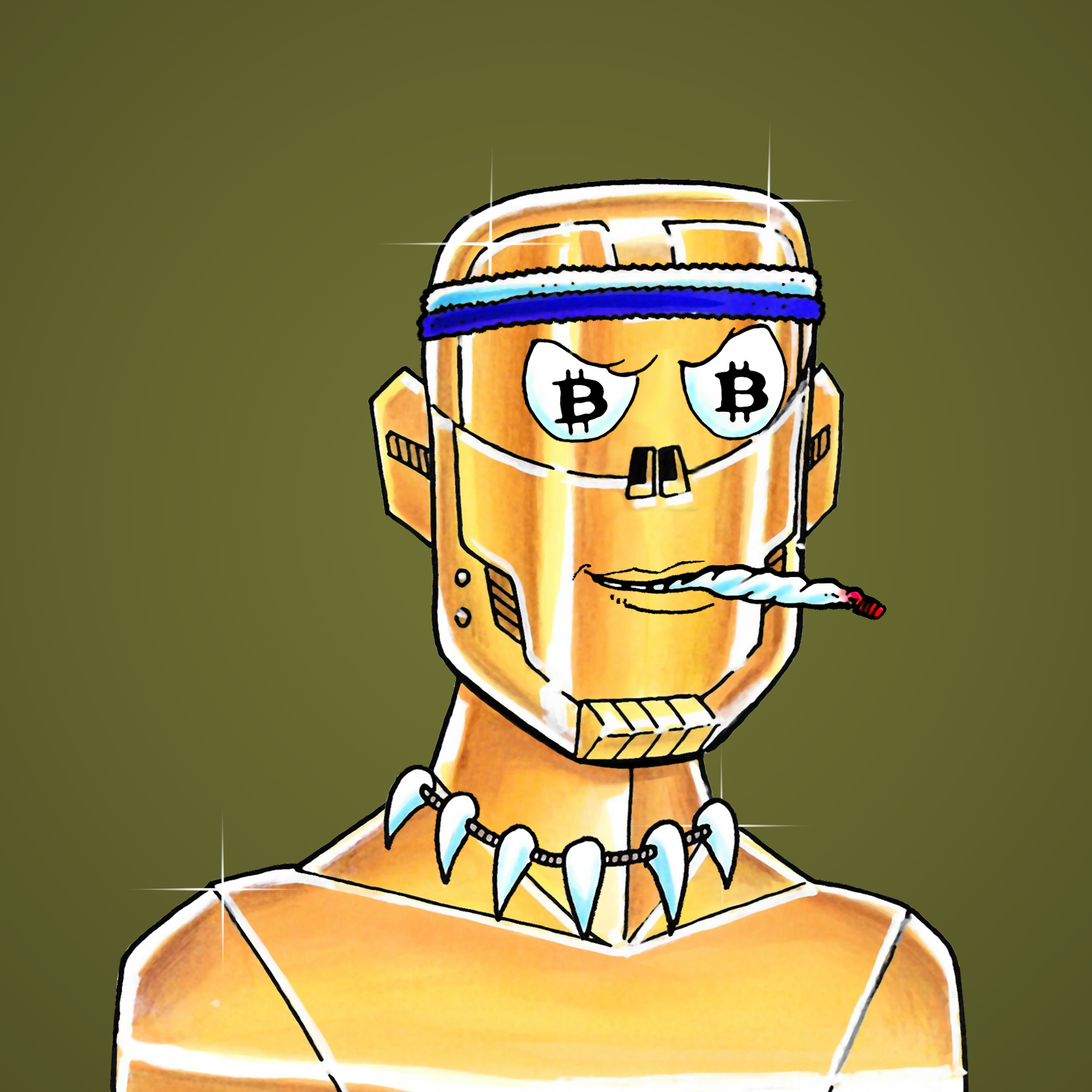 George Trosley - Jungle Freaks - Jungle Freak 7608 - NFT # 7608