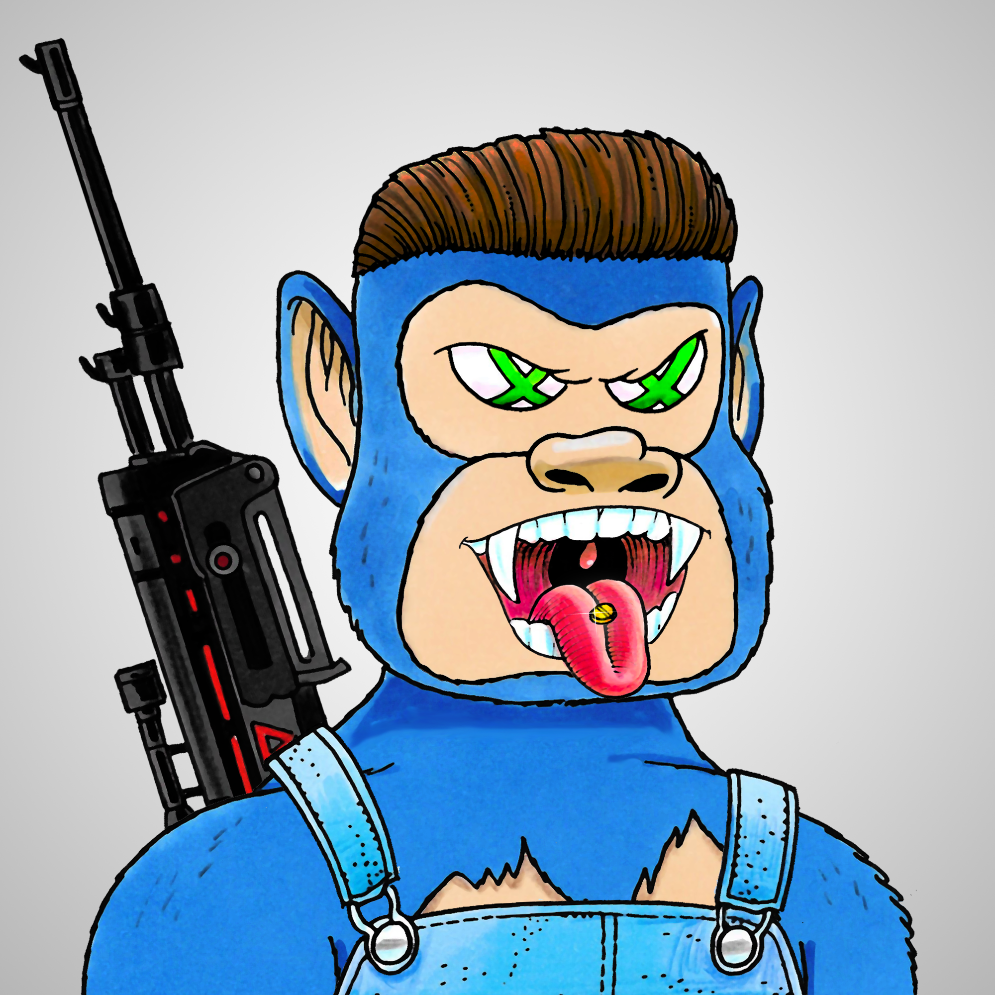 George Trosley - Jungle Freaks - Jungle Freak 761 - NFT # 761