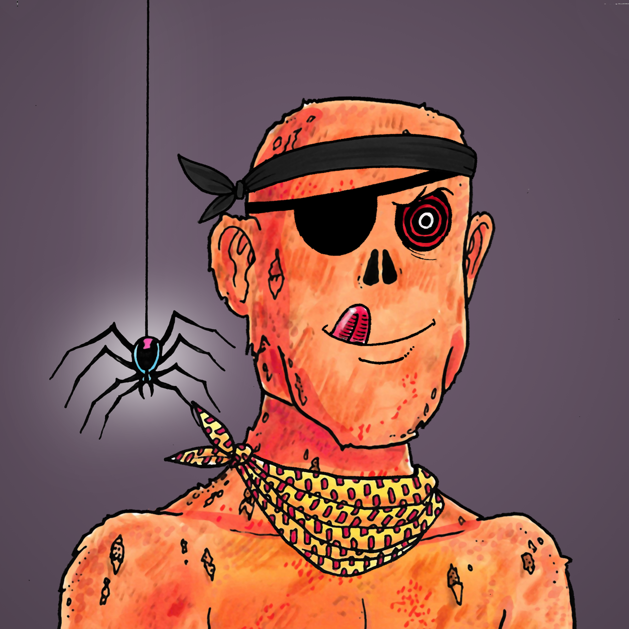 George Trosley - Jungle Freaks - Jungle Freak 7612 - NFT # 7612