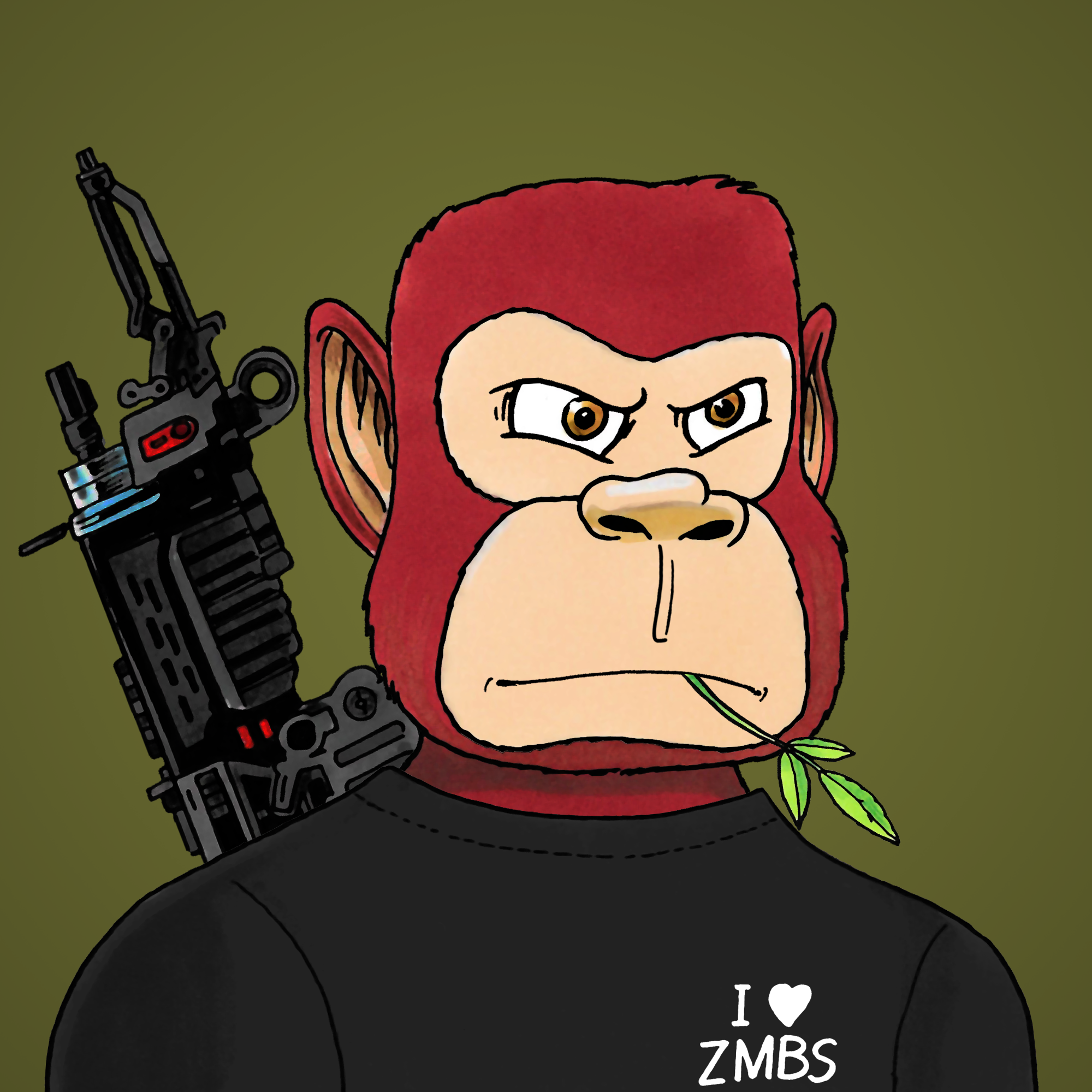 George Trosley - Jungle Freaks - Jungle Freak 7621 - NFT # 7621