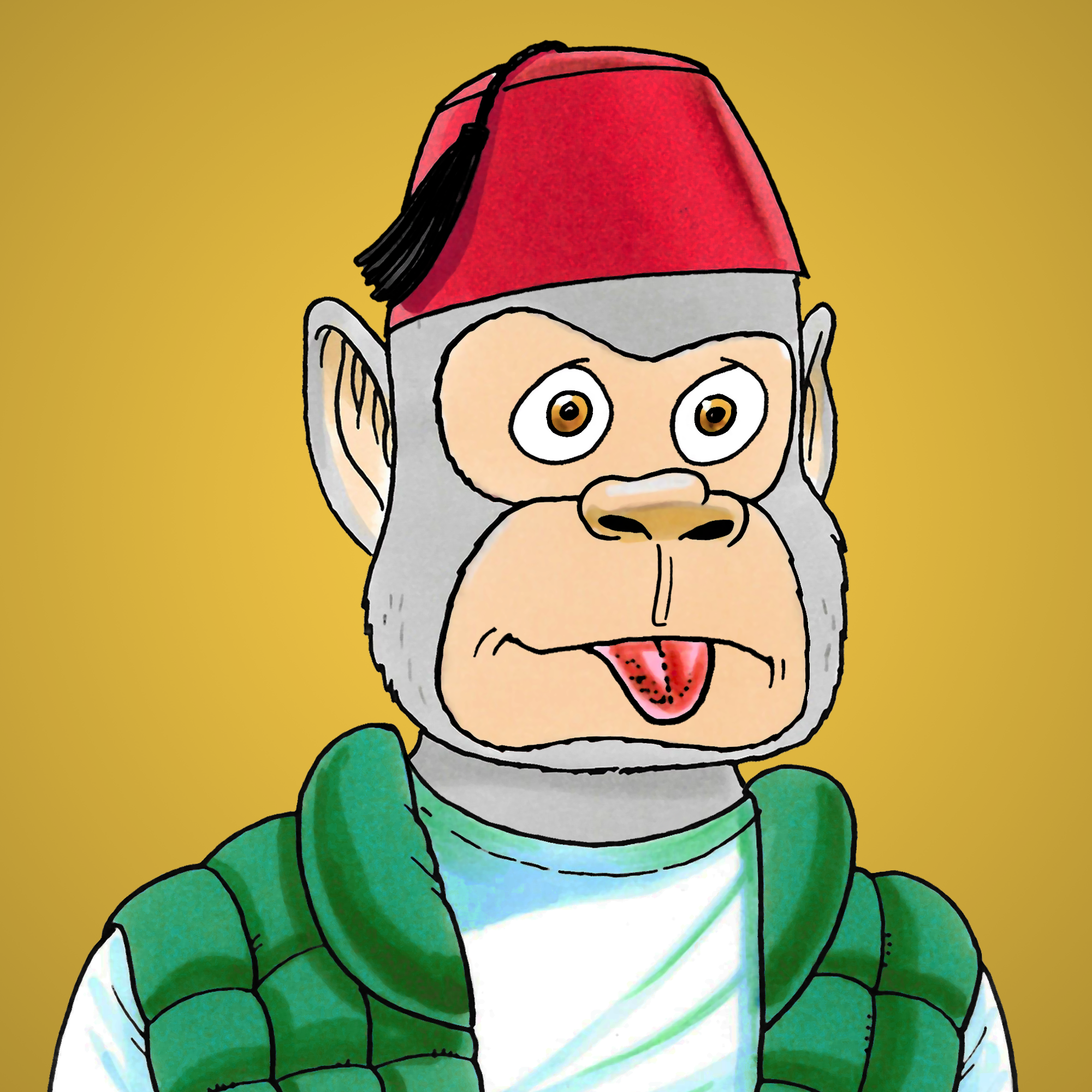 George Trosley - Jungle Freaks - Jungle Freak 7624 - NFT # 7624